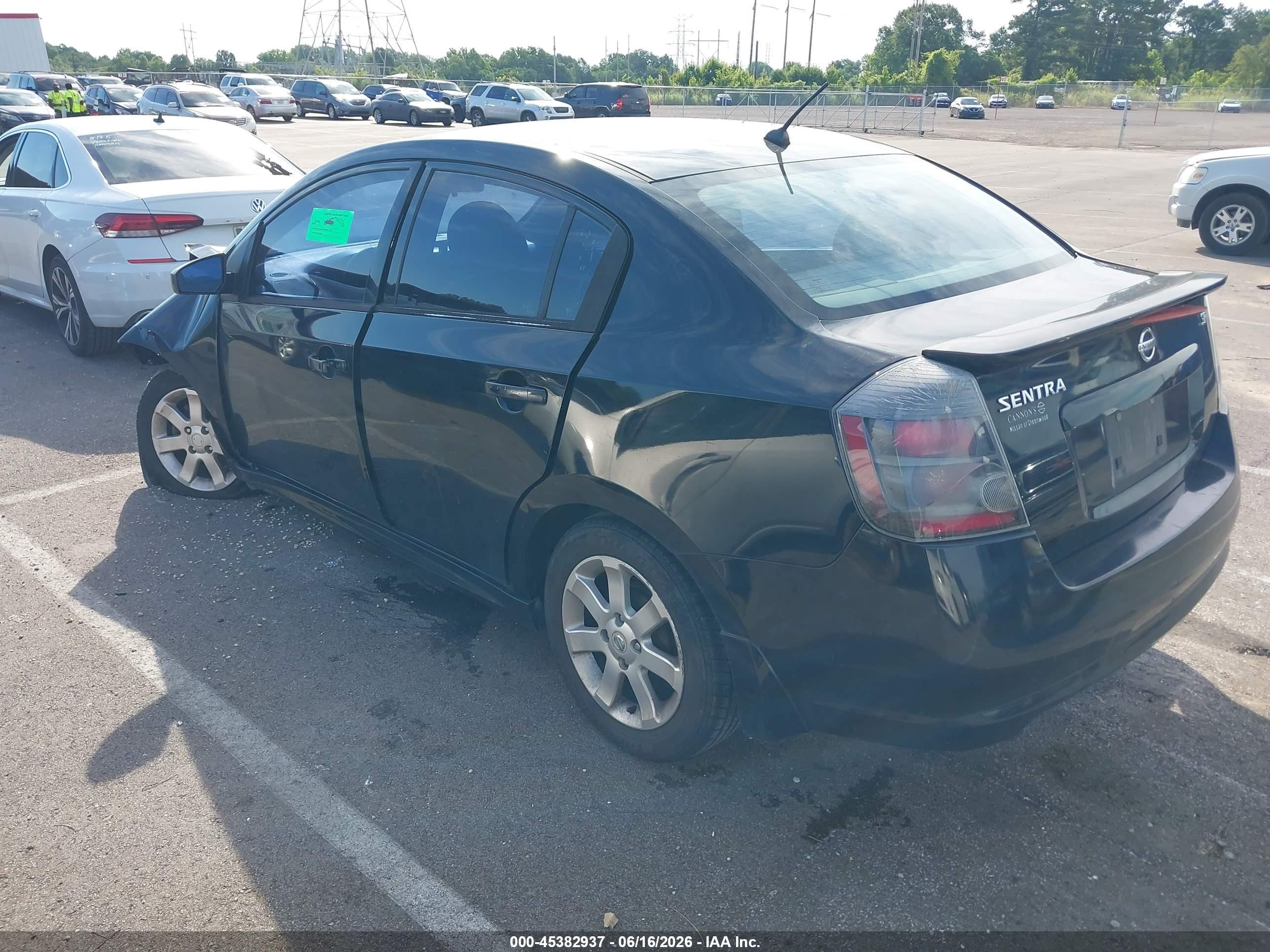 2011 Nissan Sentra 2.0sr Black vin: 3N1AB6AP2BL656920