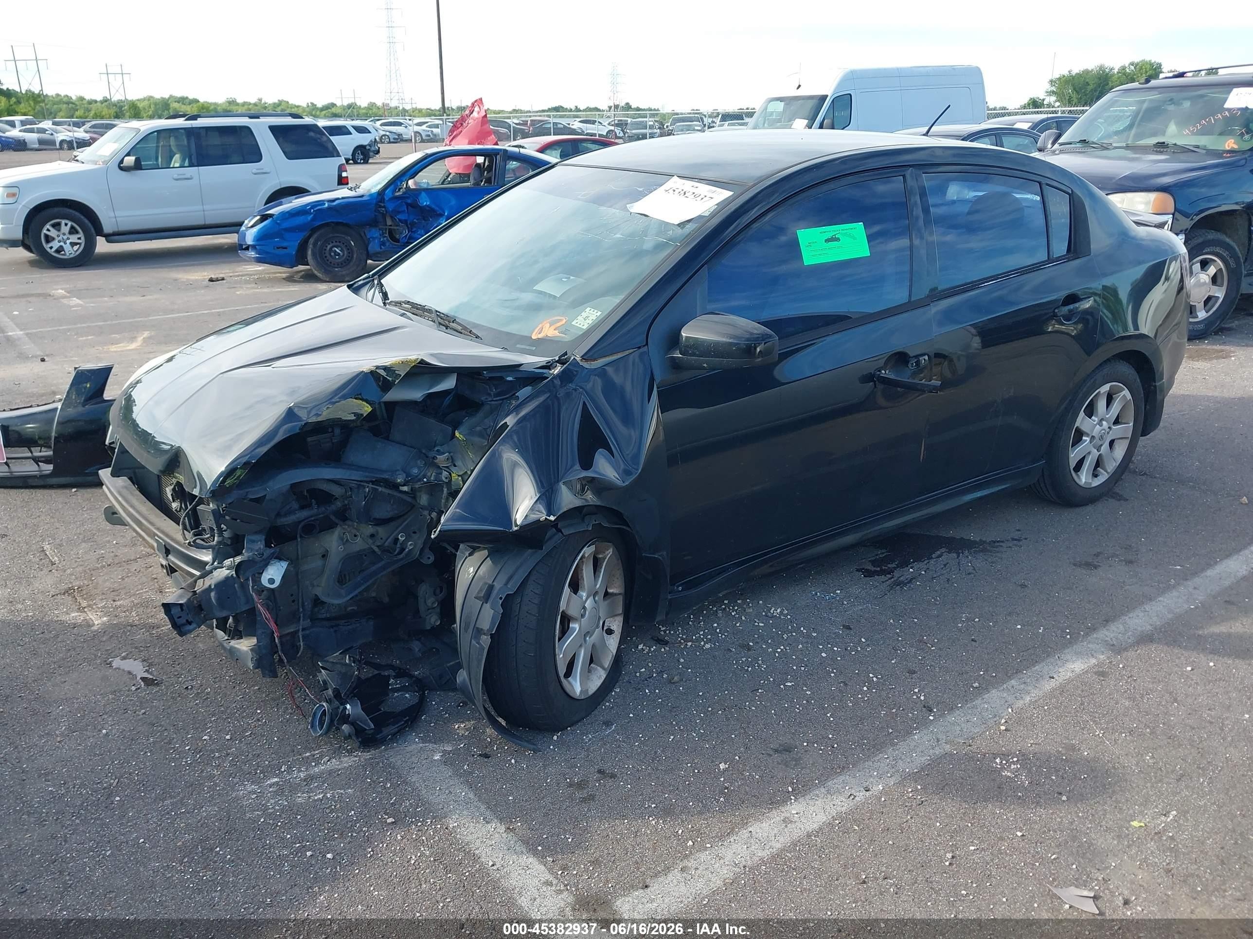 2011 Nissan Sentra 2.0sr Black vin: 3N1AB6AP2BL656920
