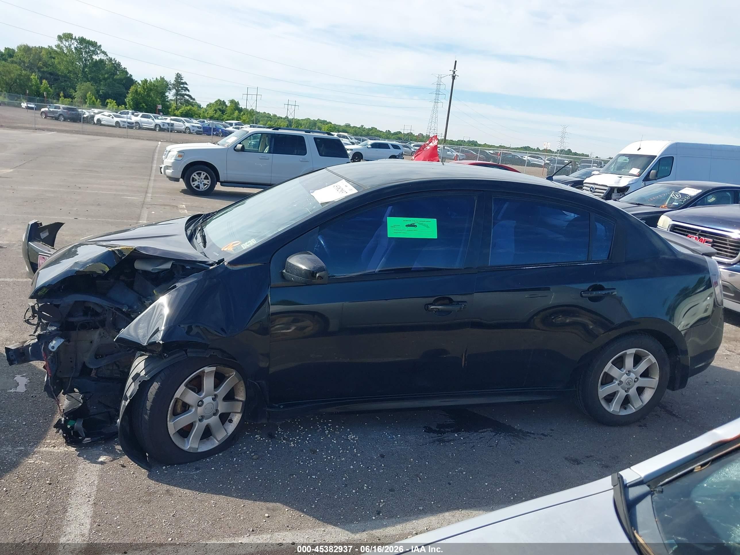 2011 Nissan Sentra 2.0sr Black vin: 3N1AB6AP2BL656920