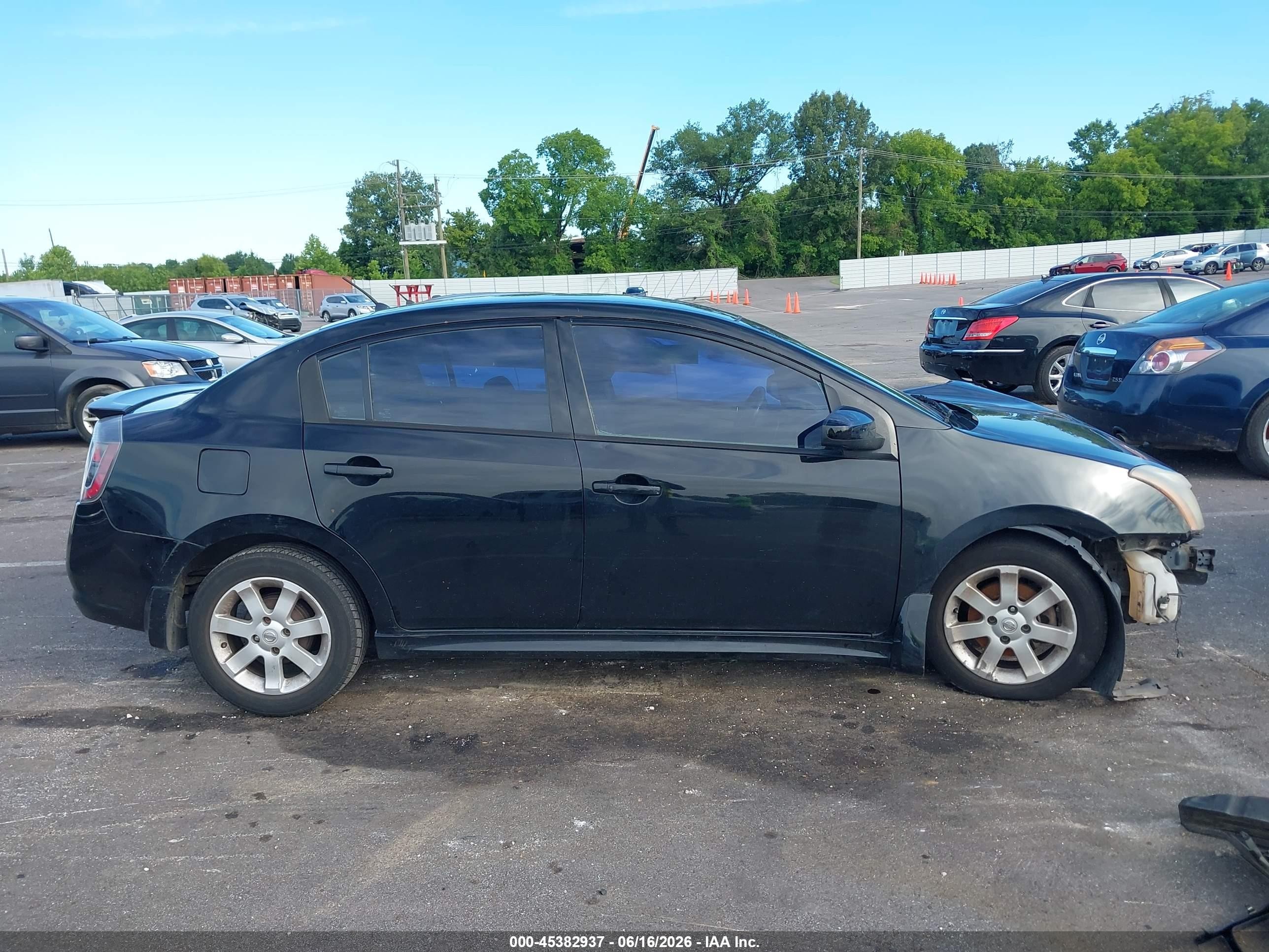 2011 Nissan Sentra 2.0sr Black vin: 3N1AB6AP2BL656920