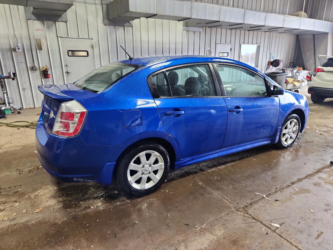 2011 Nissan Sentra 2.0 Blue vin: 3N1AB6AP2BL672129 Damage: Right Qtr Panel, Dent(S) W/ Paint Dmg, 5 To 6 Inches
