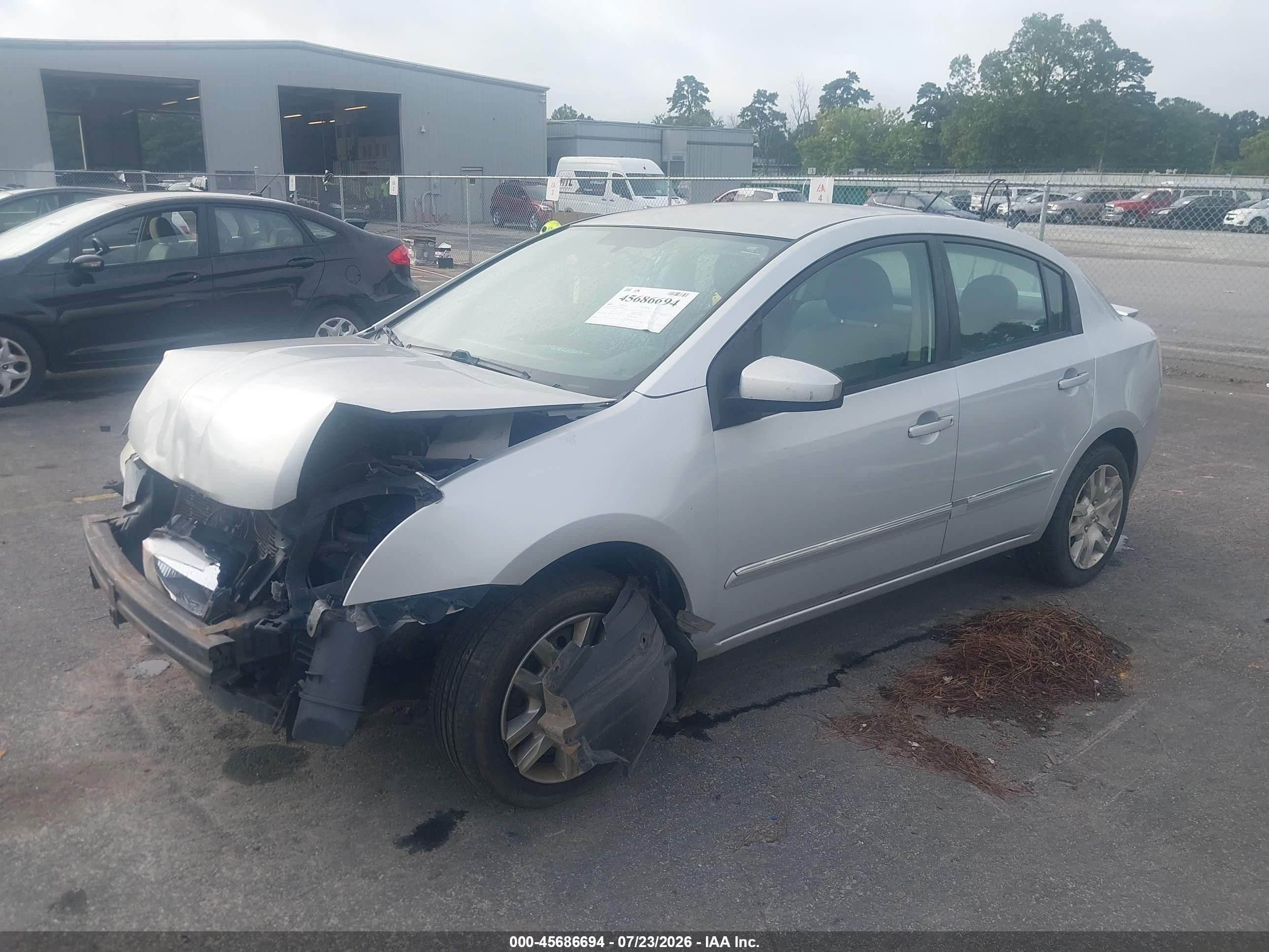 2011 Nissan Sentra 2.0s Gray vin: 3N1AB6AP2BL682627