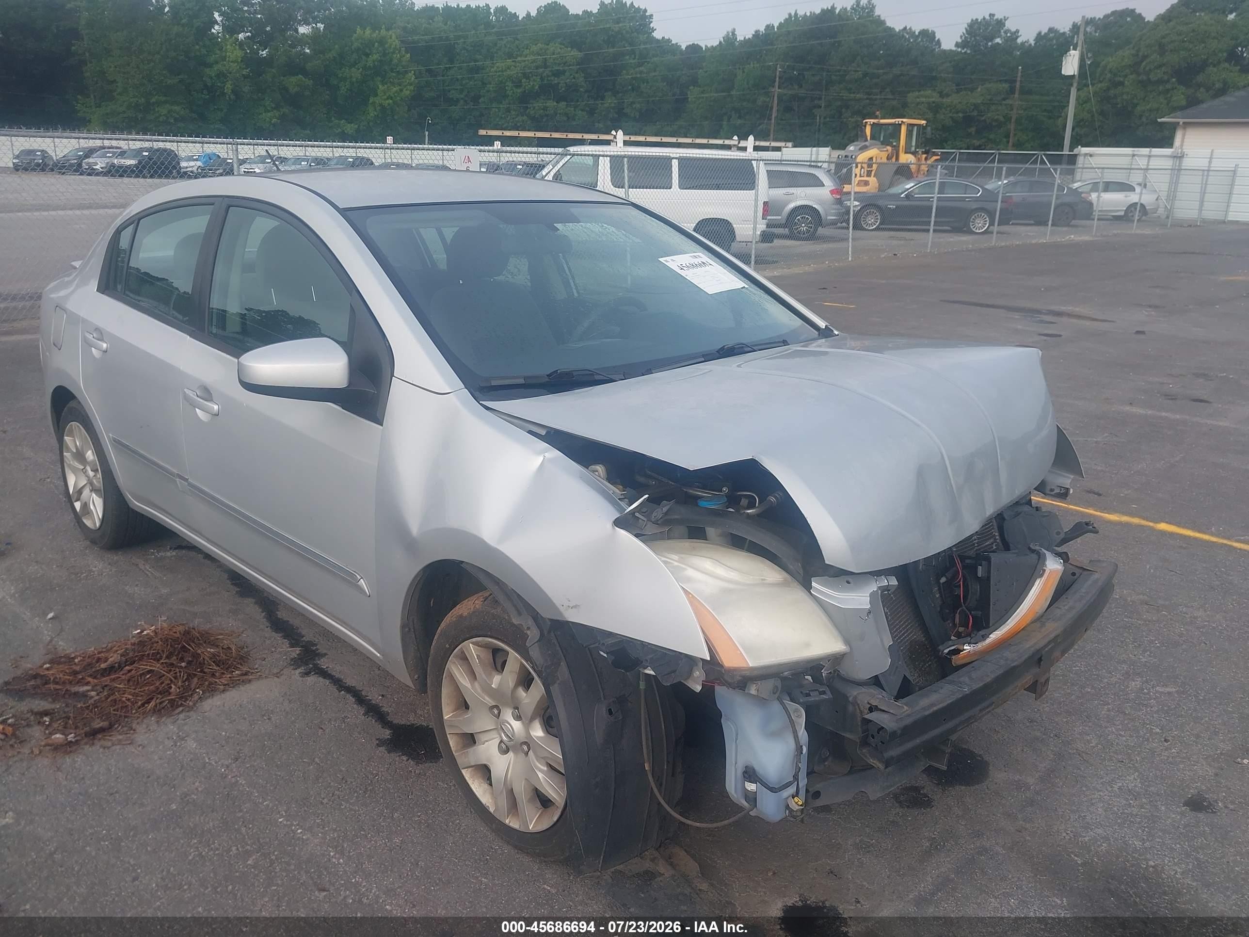 2011 Nissan Sentra 2.0s Gray vin: 3N1AB6AP2BL682627