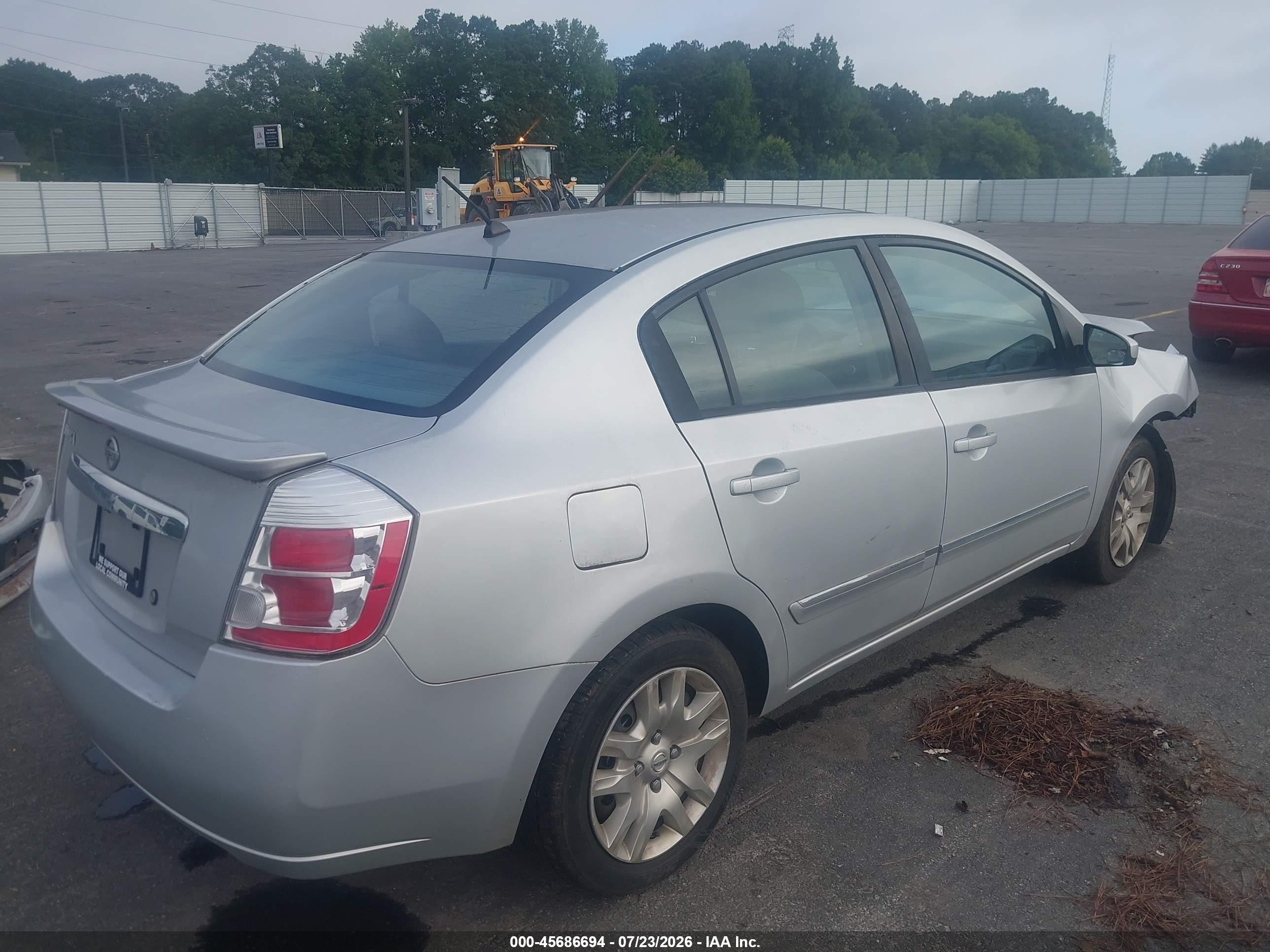 2011 Nissan Sentra 2.0s Gray vin: 3N1AB6AP2BL682627