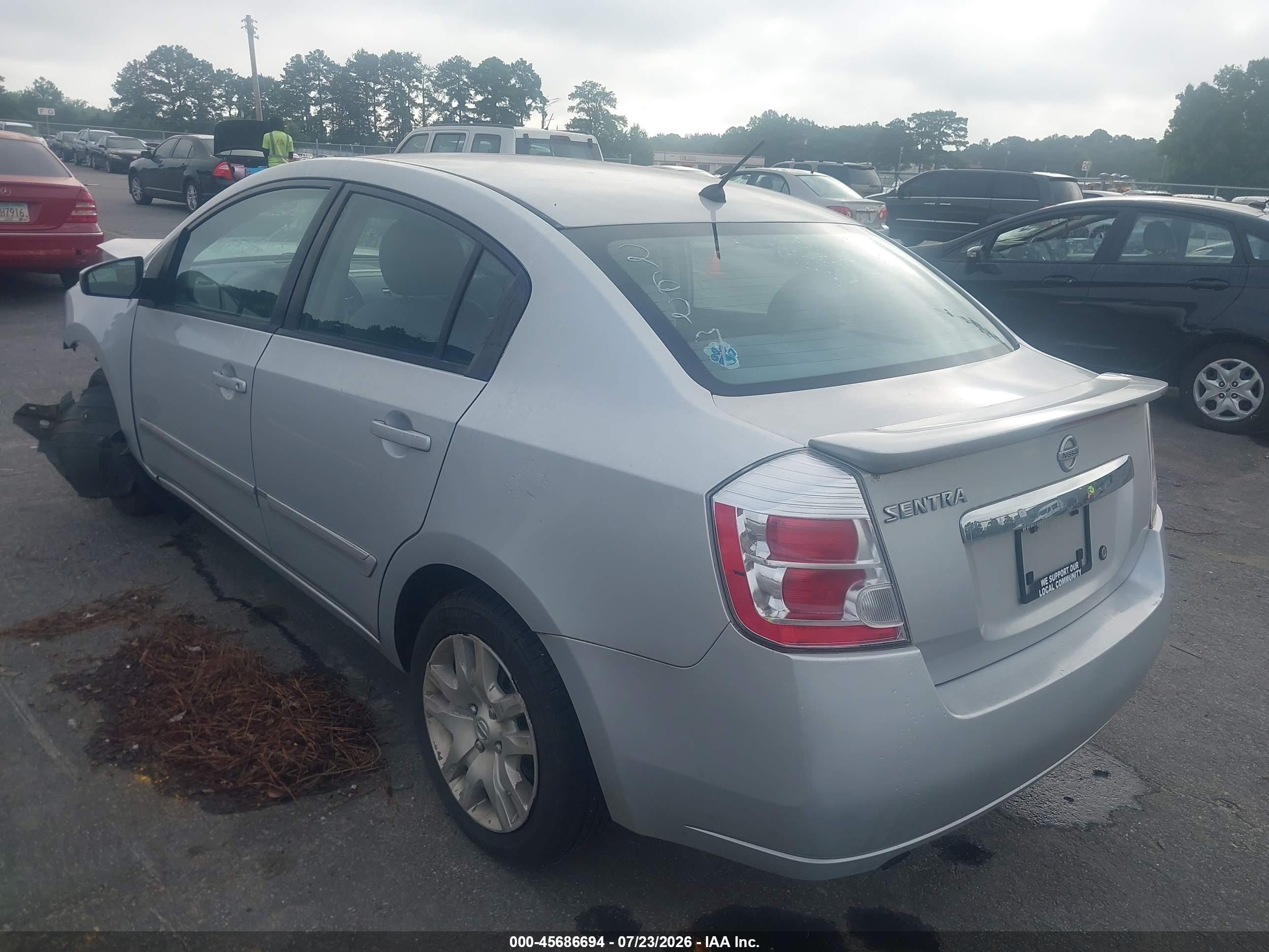 2011 Nissan Sentra 2.0s Gray vin: 3N1AB6AP2BL682627