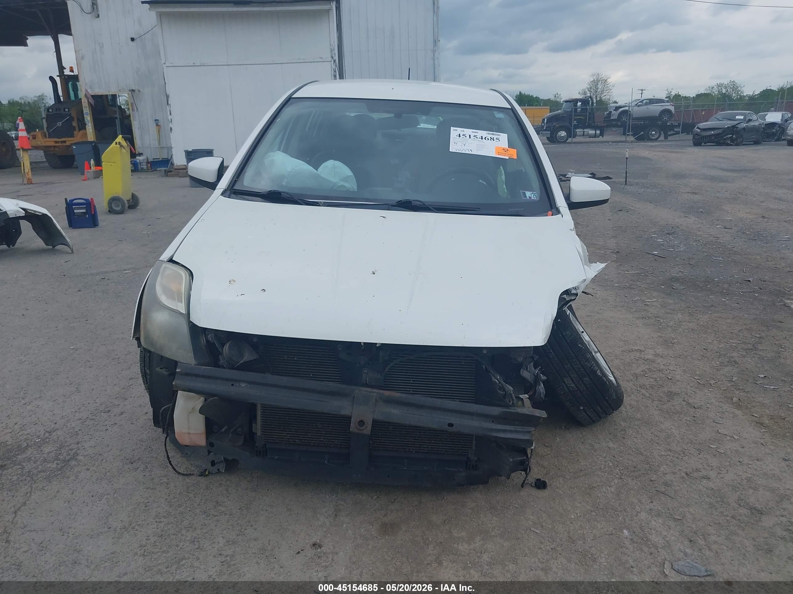2011 Nissan Sentra 2.0sr White vin: 3N1AB6AP2BL695958
