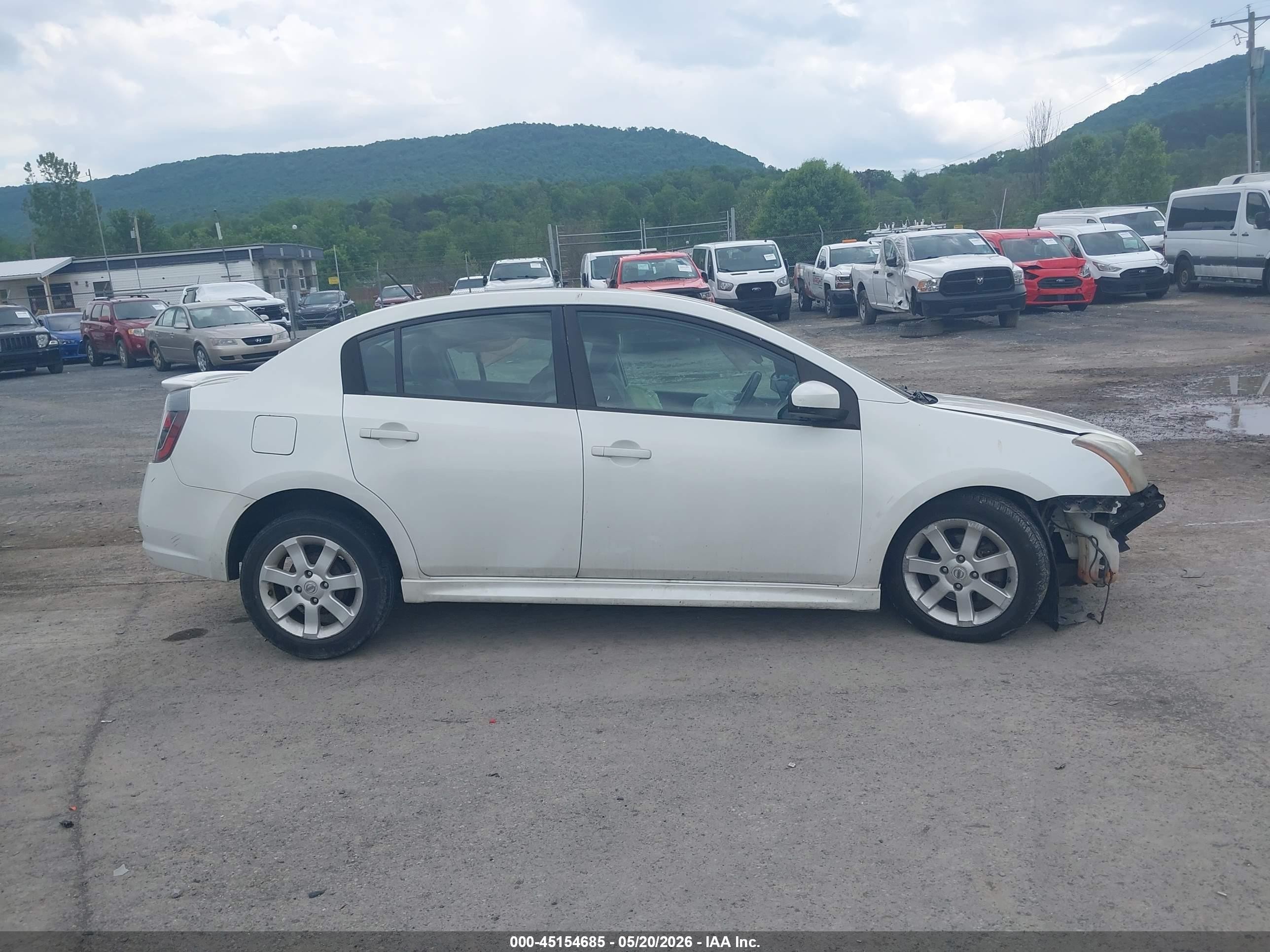 2011 Nissan Sentra 2.0sr White vin: 3N1AB6AP2BL695958