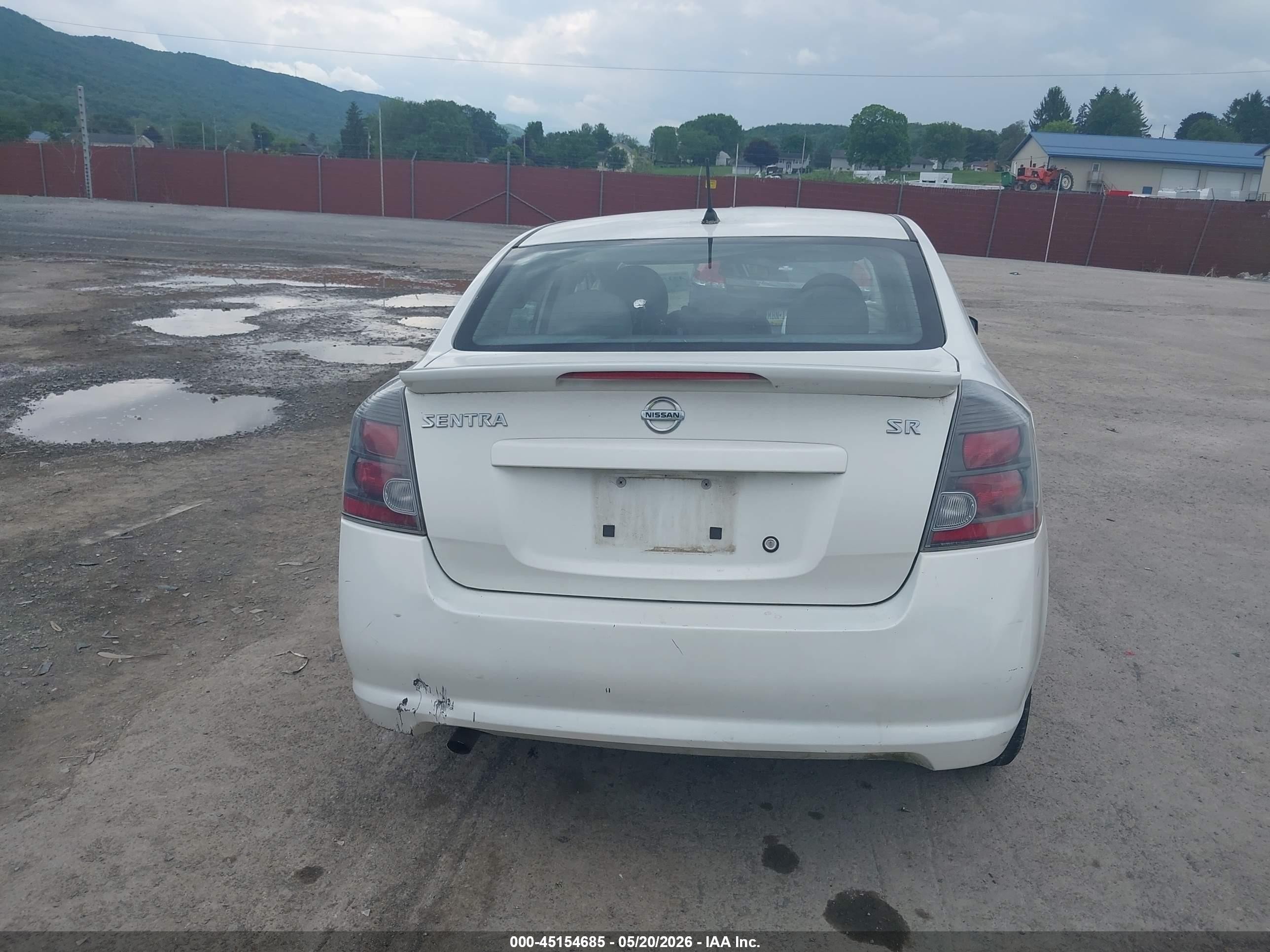 2011 Nissan Sentra 2.0sr White vin: 3N1AB6AP2BL695958