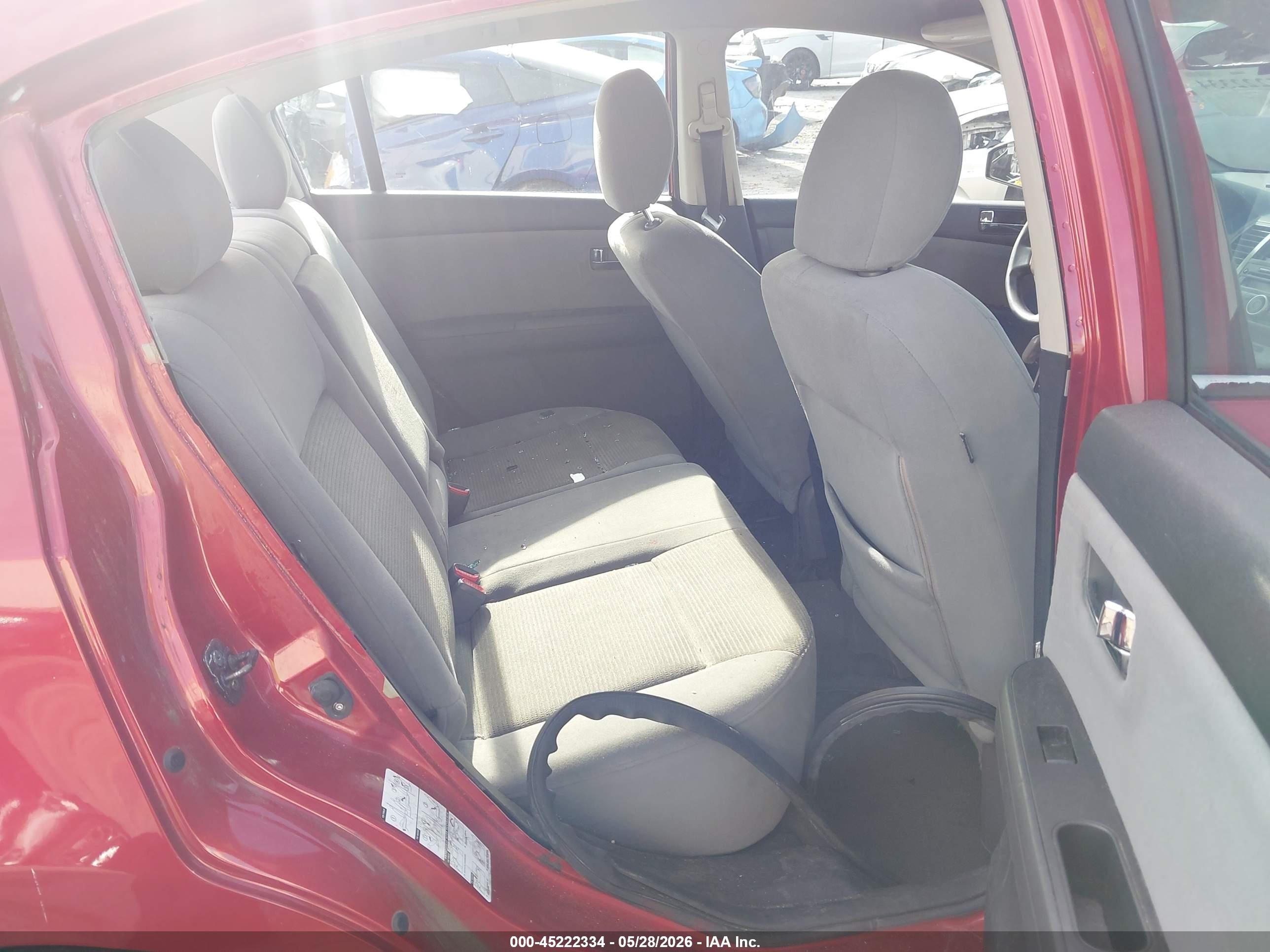 2011 Nissan Sentra 2.0s Red vin: 3N1AB6AP2BL724357