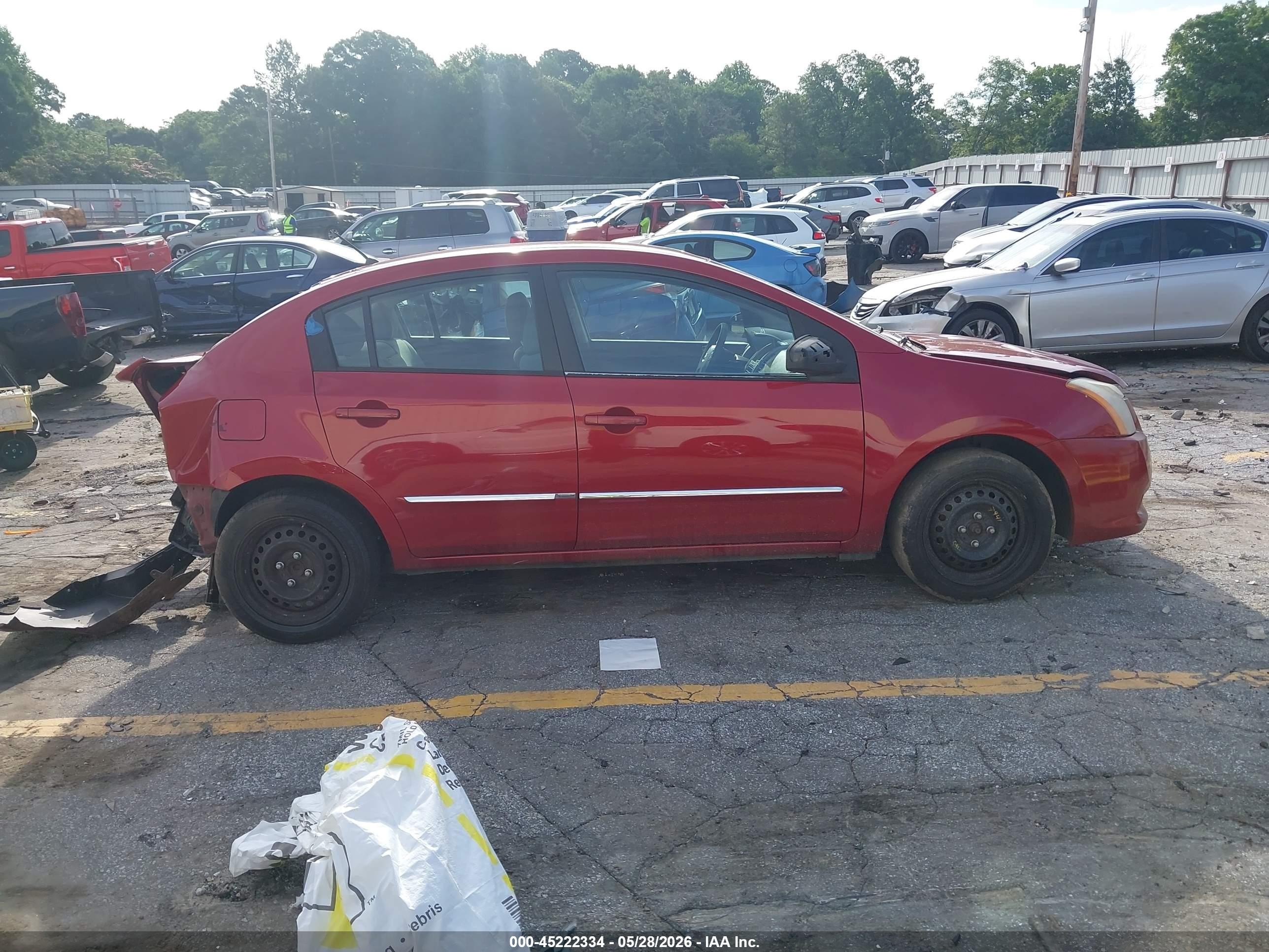 2011 Nissan Sentra 2.0s Red vin: 3N1AB6AP2BL724357