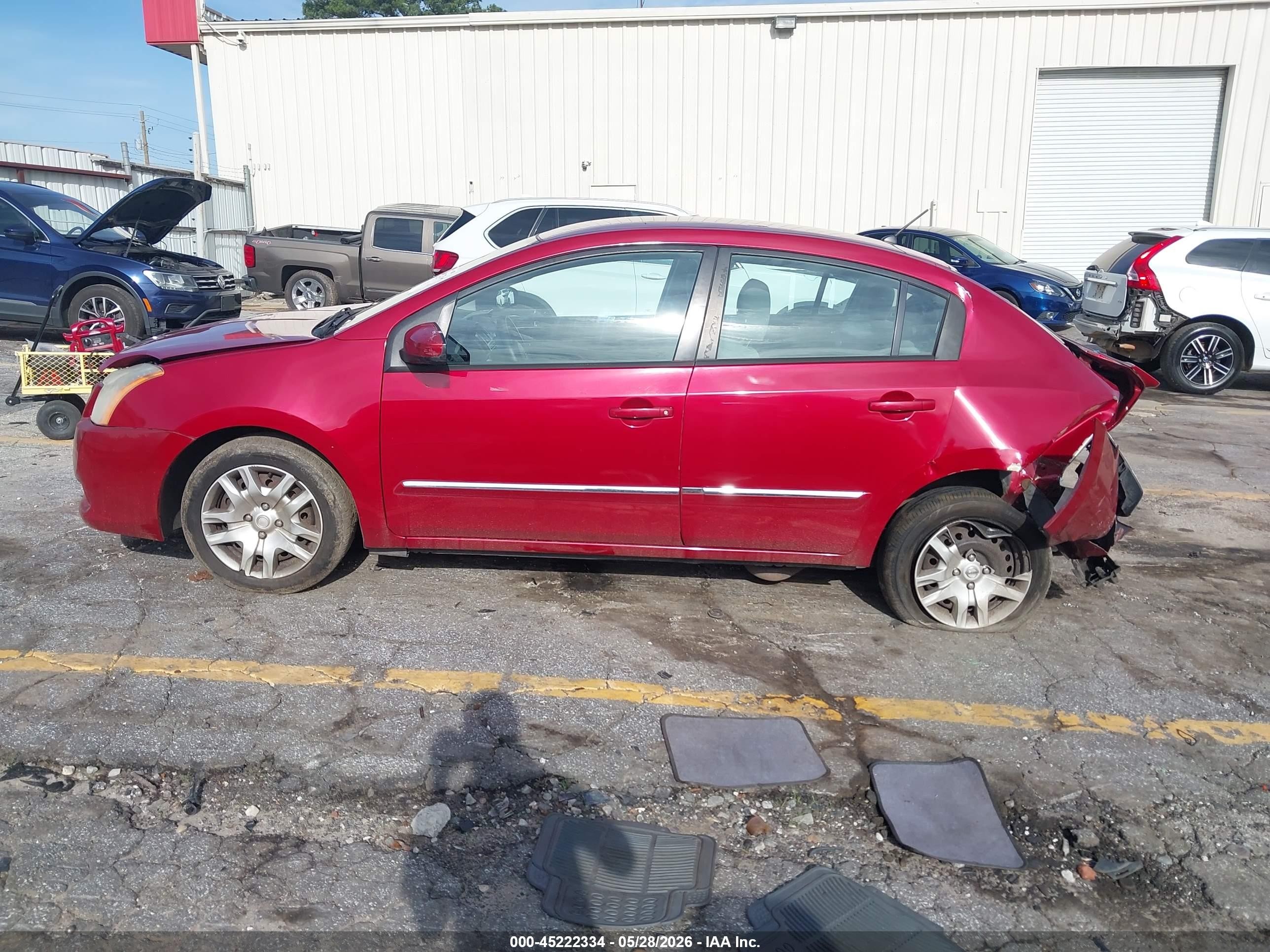 2011 Nissan Sentra 2.0s Red vin: 3N1AB6AP2BL724357