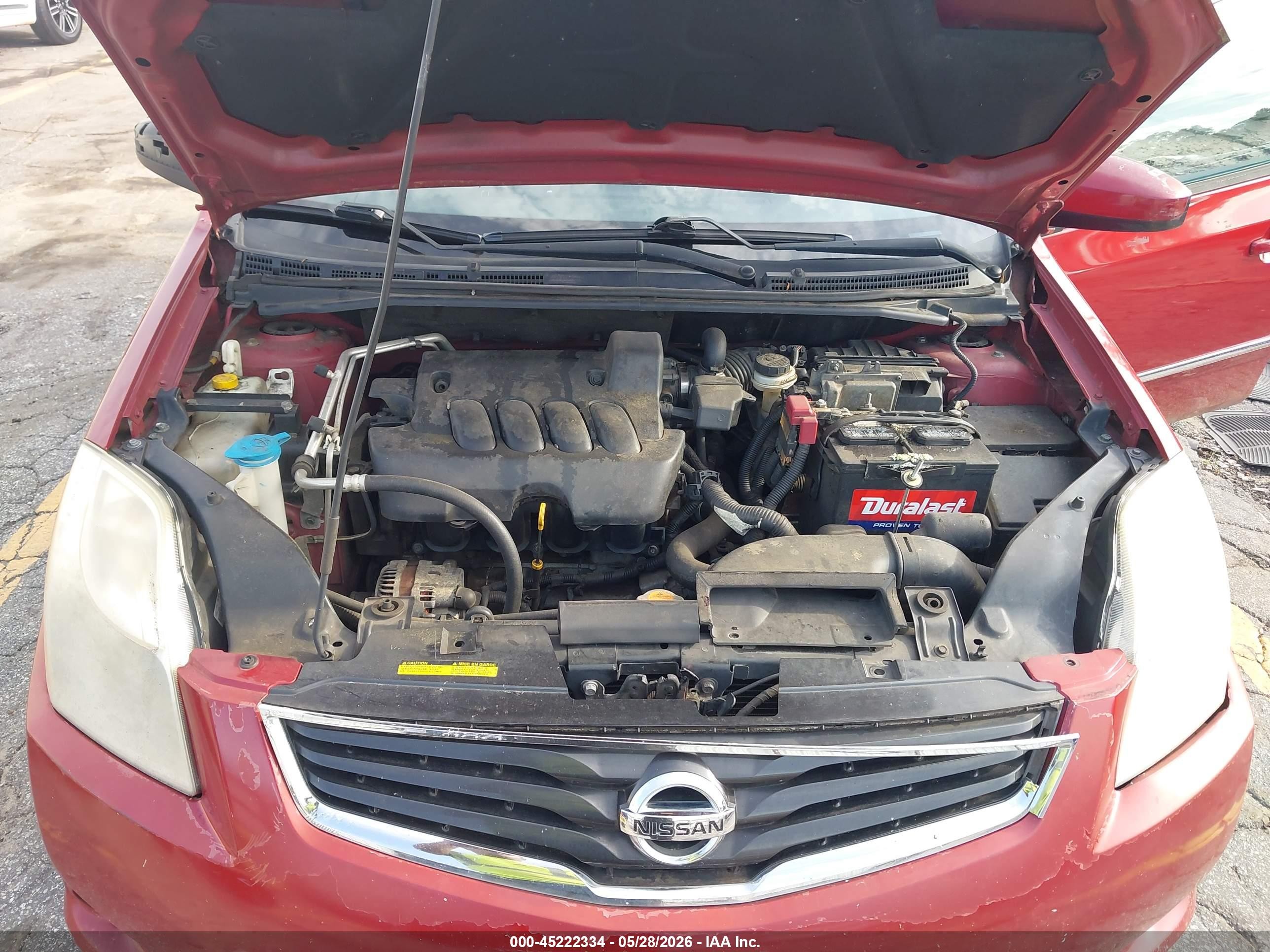 2011 Nissan Sentra 2.0s Red vin: 3N1AB6AP2BL724357