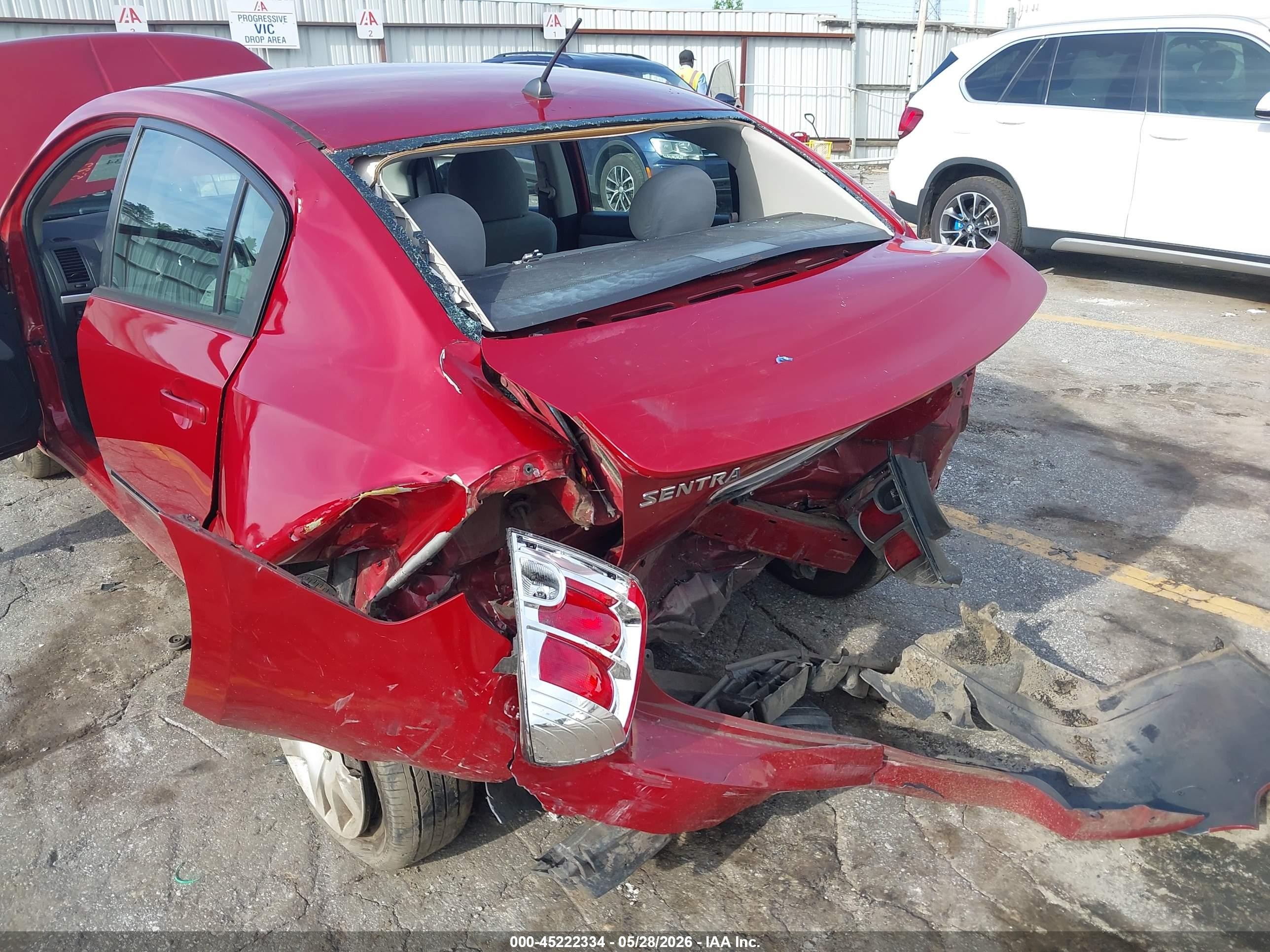 2011 Nissan Sentra 2.0s Red vin: 3N1AB6AP2BL724357