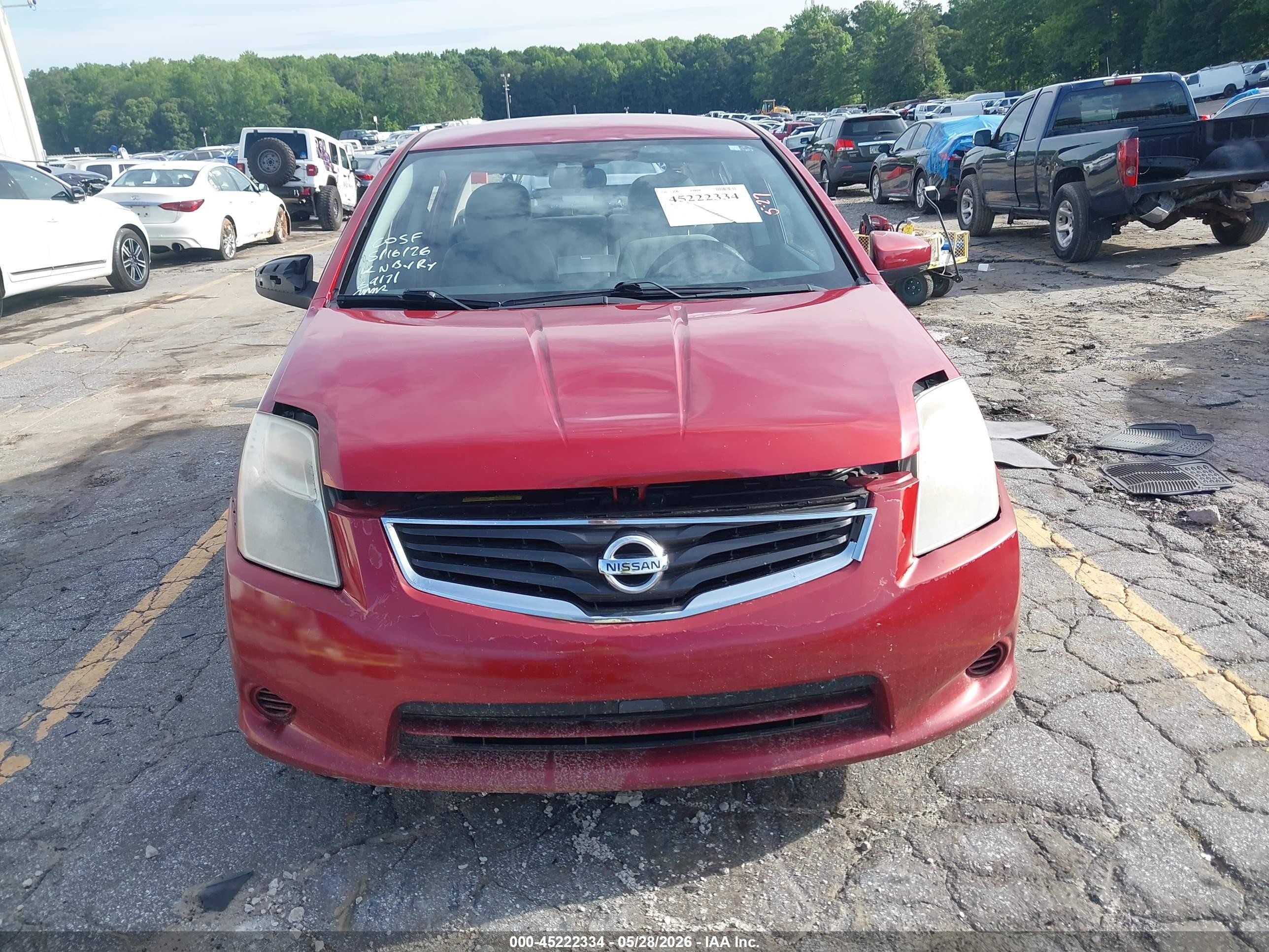 2011 Nissan Sentra 2.0s Red vin: 3N1AB6AP2BL724357
