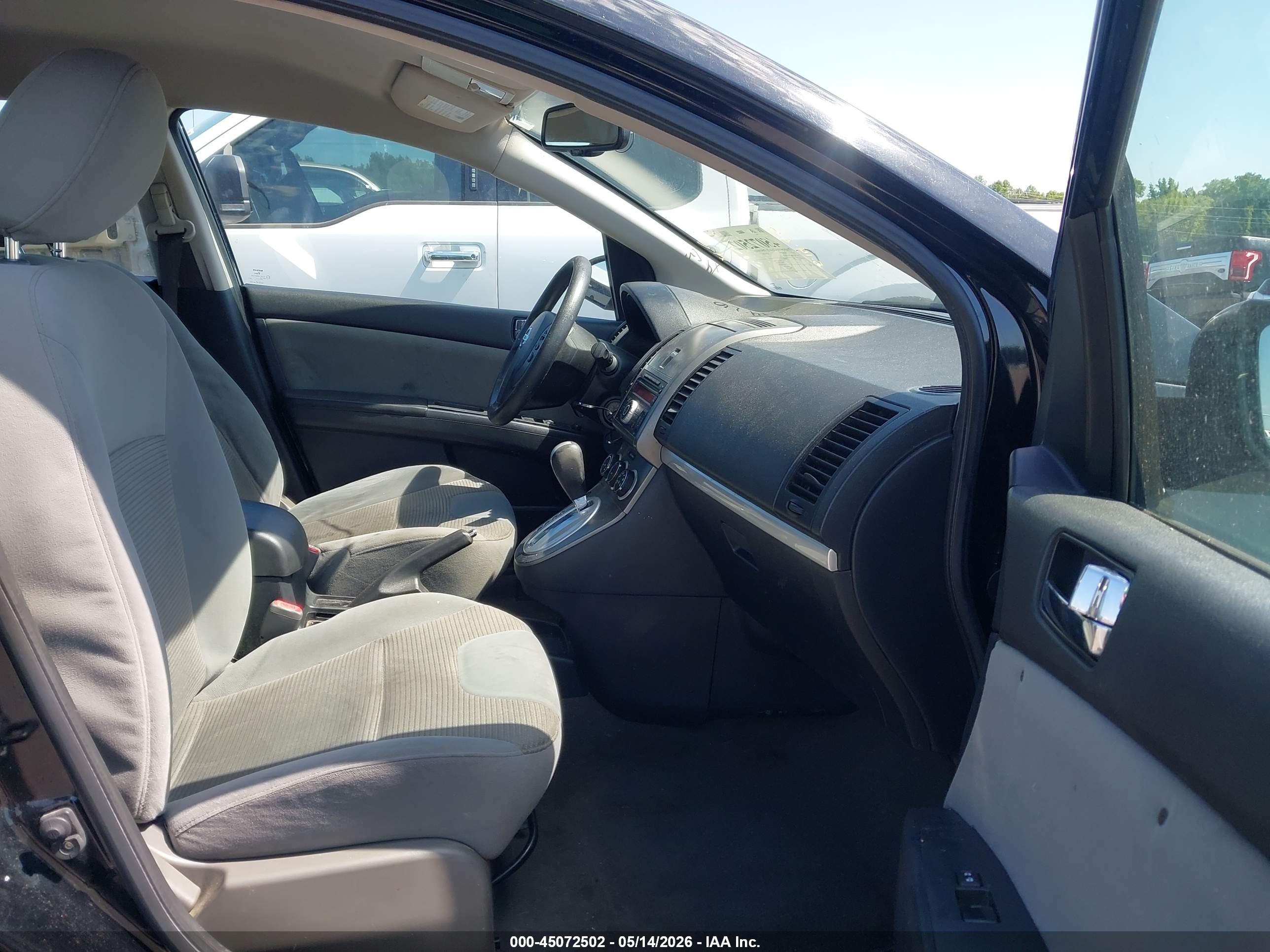 2012 Nissan Sentra 2.0 Sr Black vin: 3N1AB6AP2CL609307
