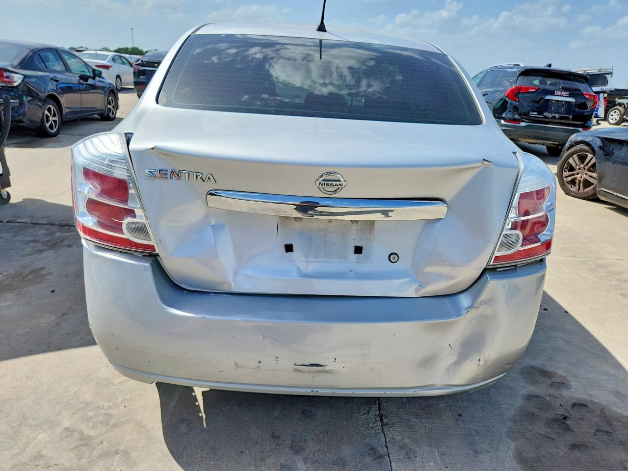 2012 Nissan Sentra 2.0 Silver vin: 3N1AB6AP2CL652156