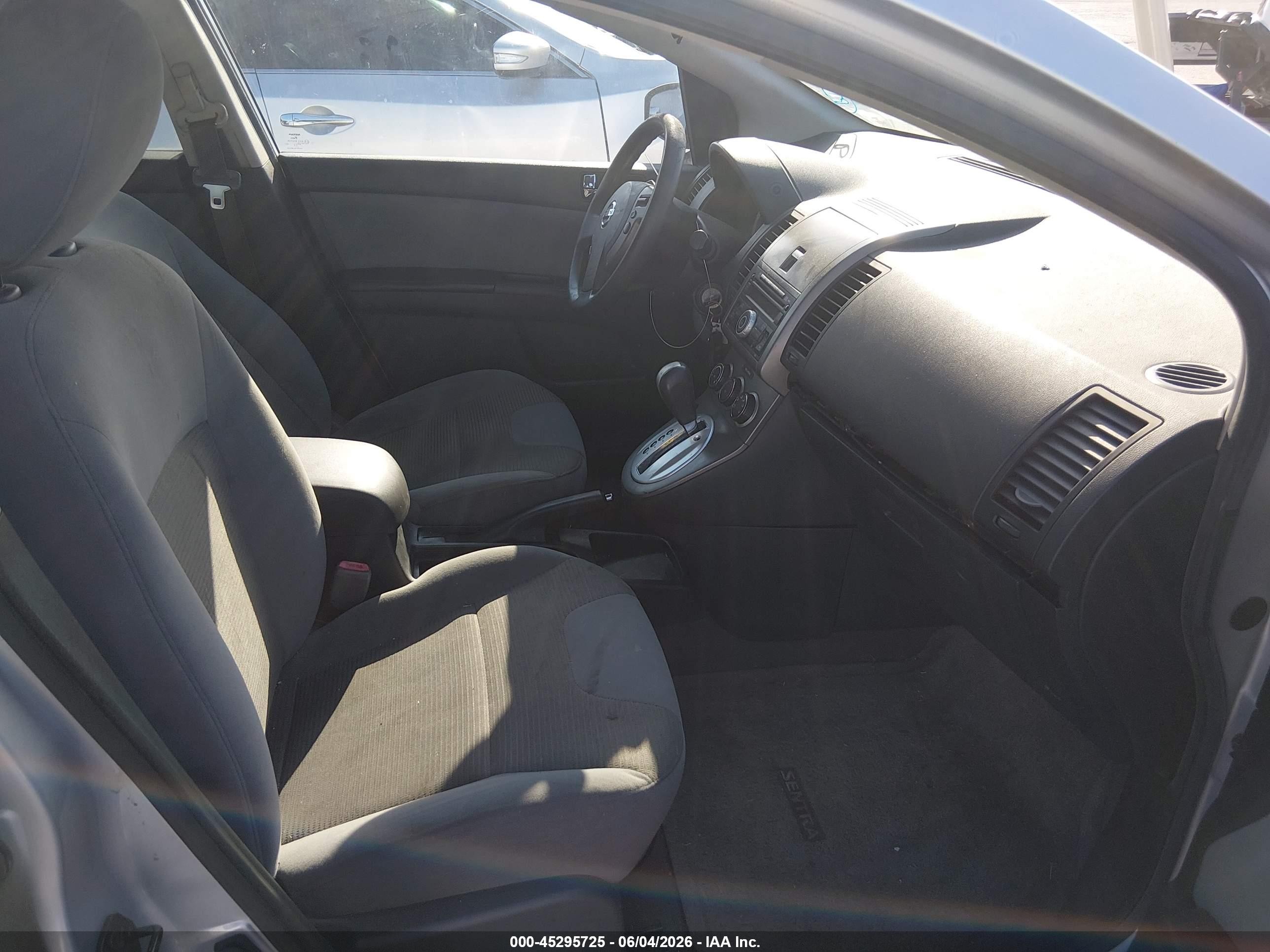 2012 Nissan Sentra 2.0 S Gray vin: 3N1AB6AP2CL652741