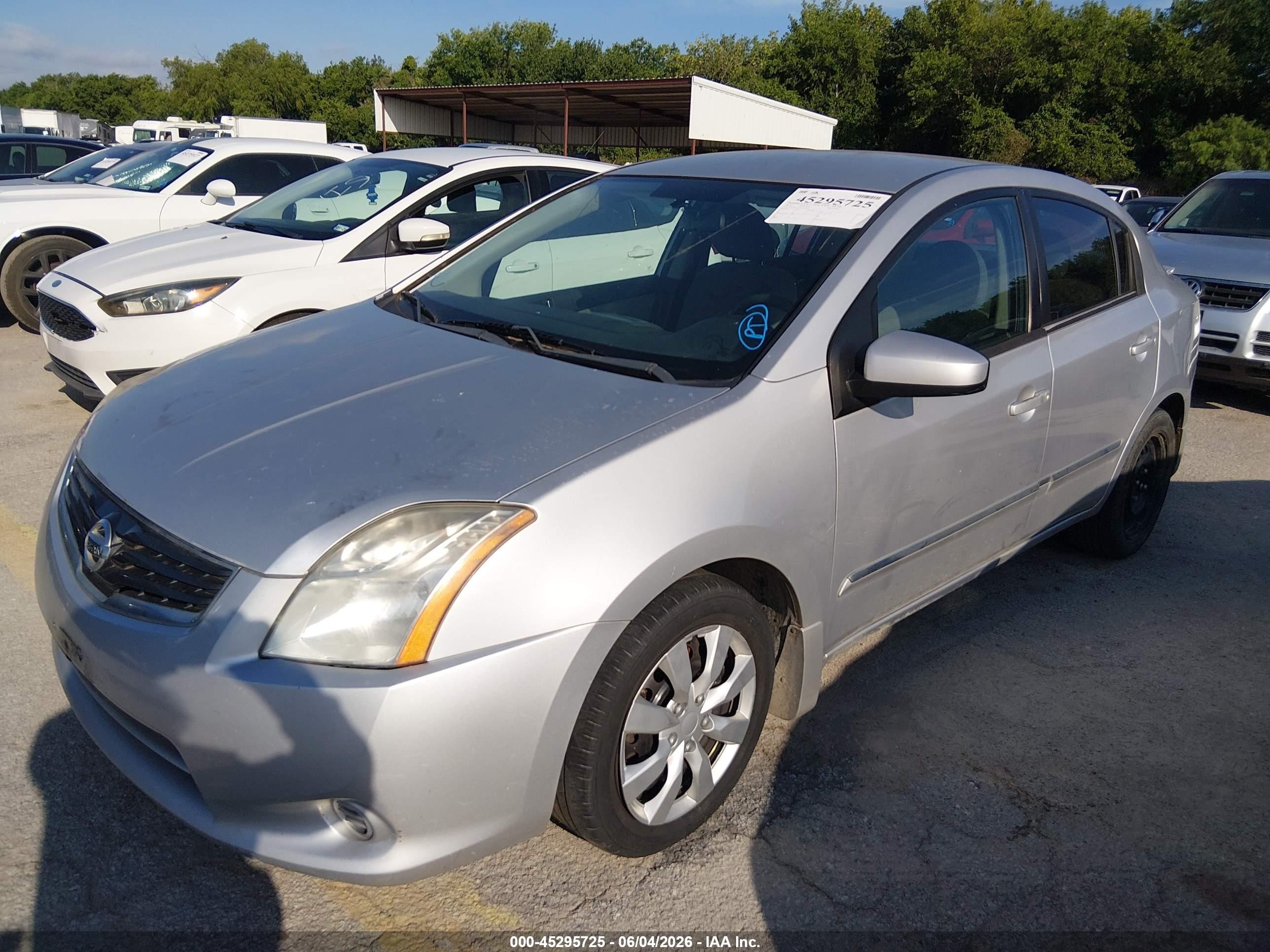 2012 Nissan Sentra 2.0 S Gray vin: 3N1AB6AP2CL652741