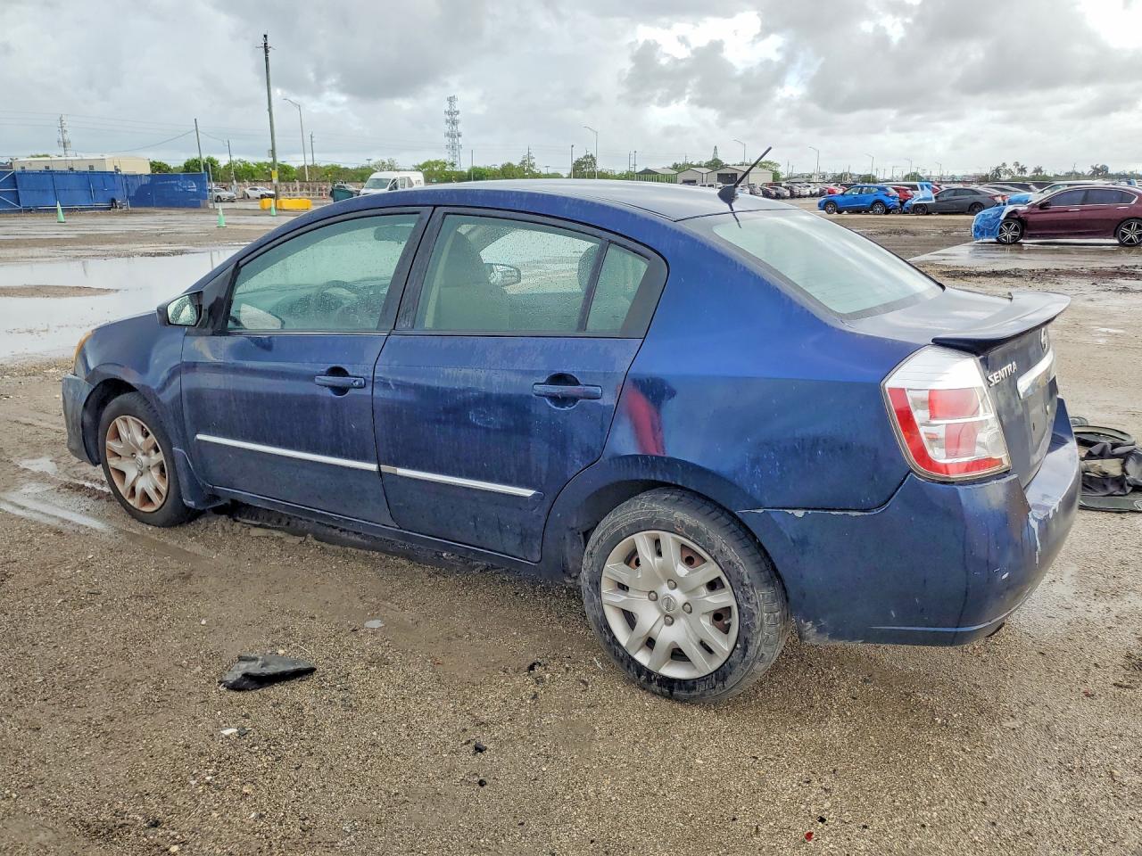 2012 Nissan Sentra 2.0 Синий vin: 3N1AB6AP2CL669345