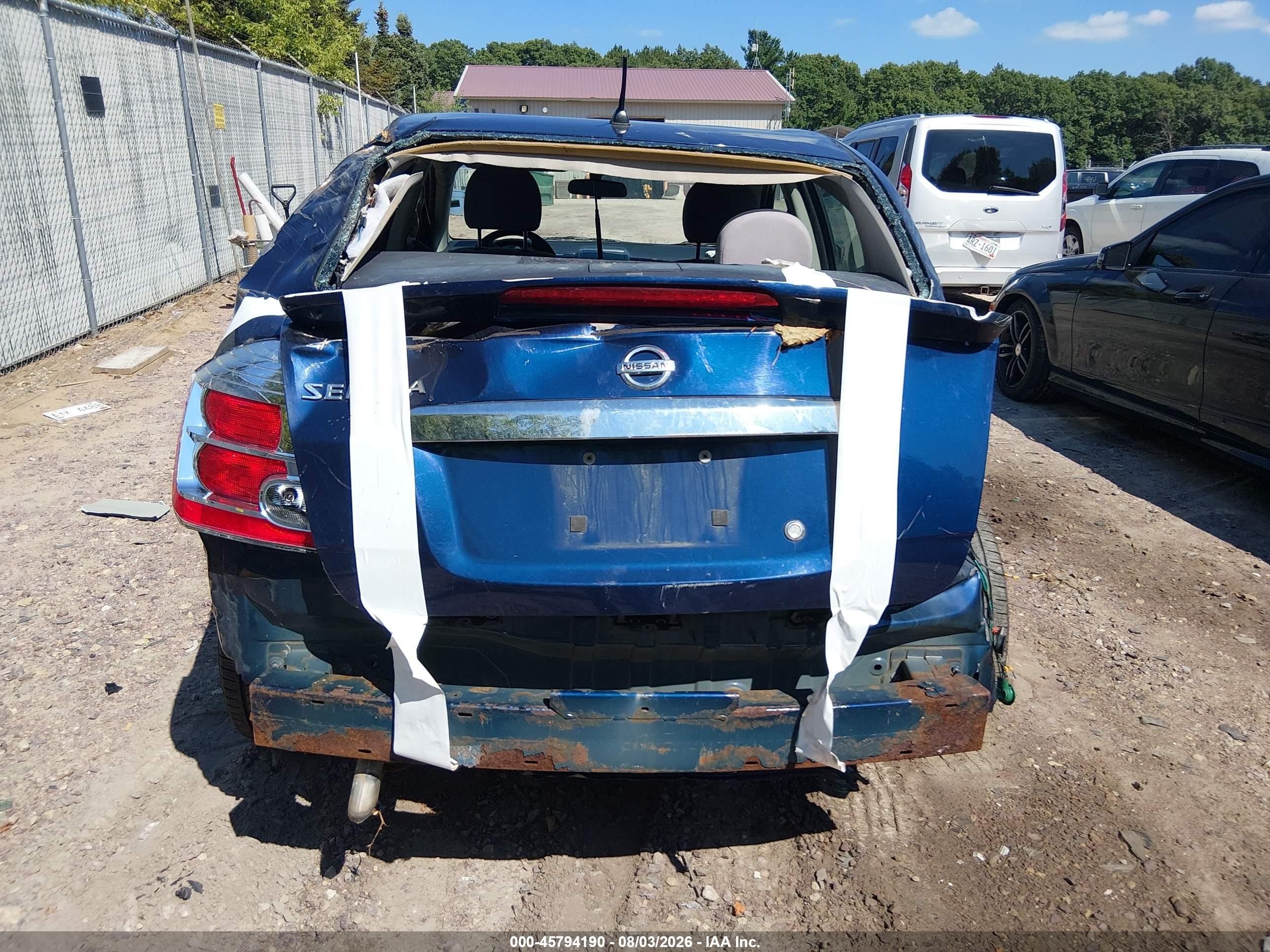 2012 Nissan Sentra 2.0 S Blue vin: 3N1AB6AP2CL705602