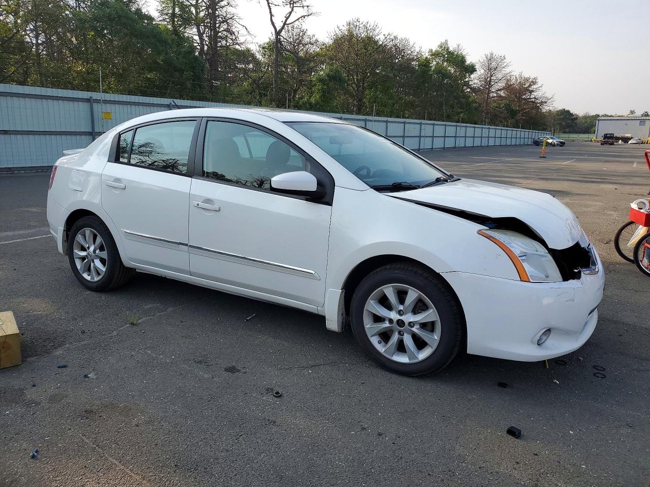 2012 Nissan Sentra 2.0 White vin: 3N1AB6AP2CL709231