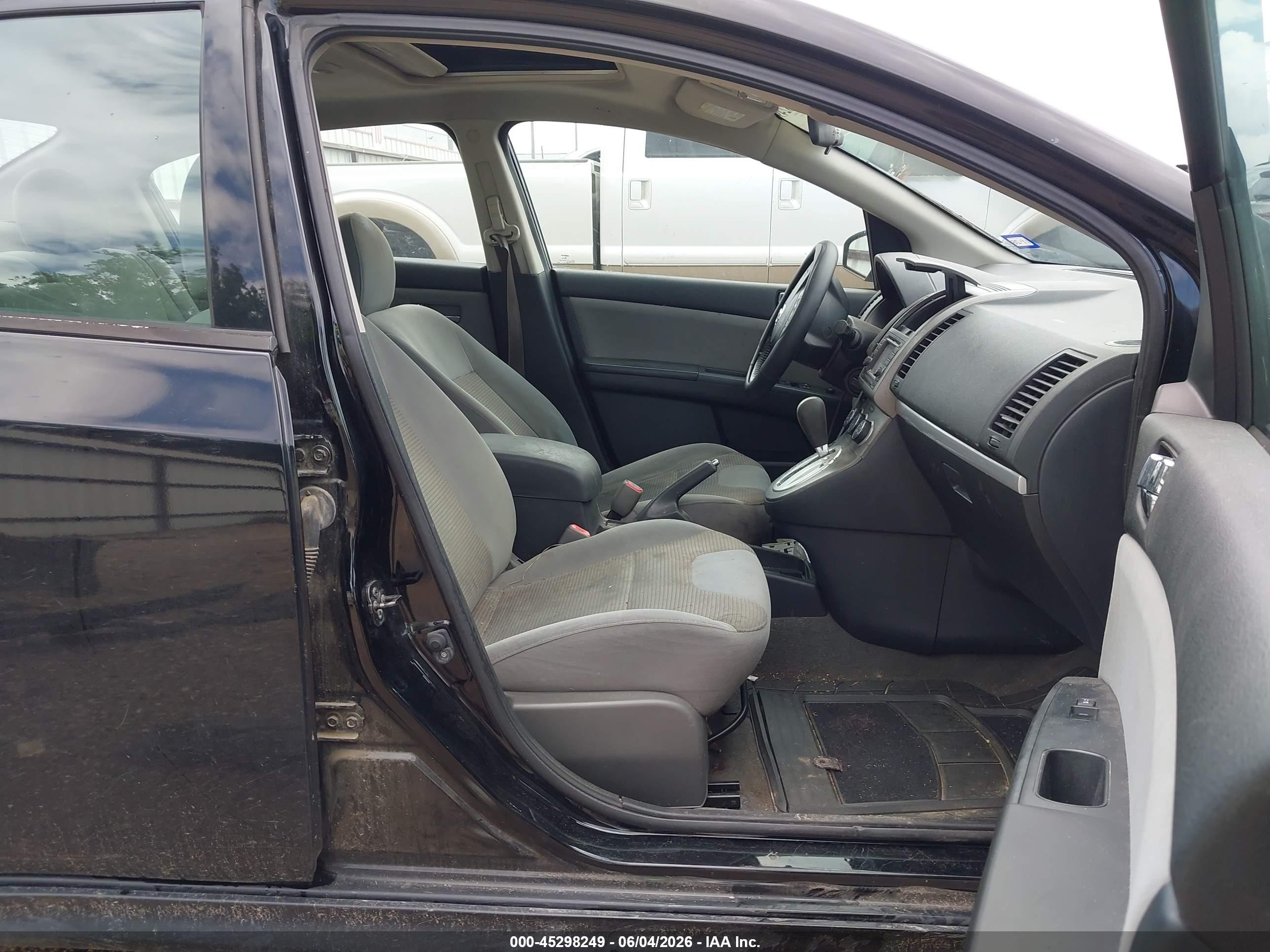 2012 Nissan Sentra 2.0 Sr Black vin: 3N1AB6AP2CL709312