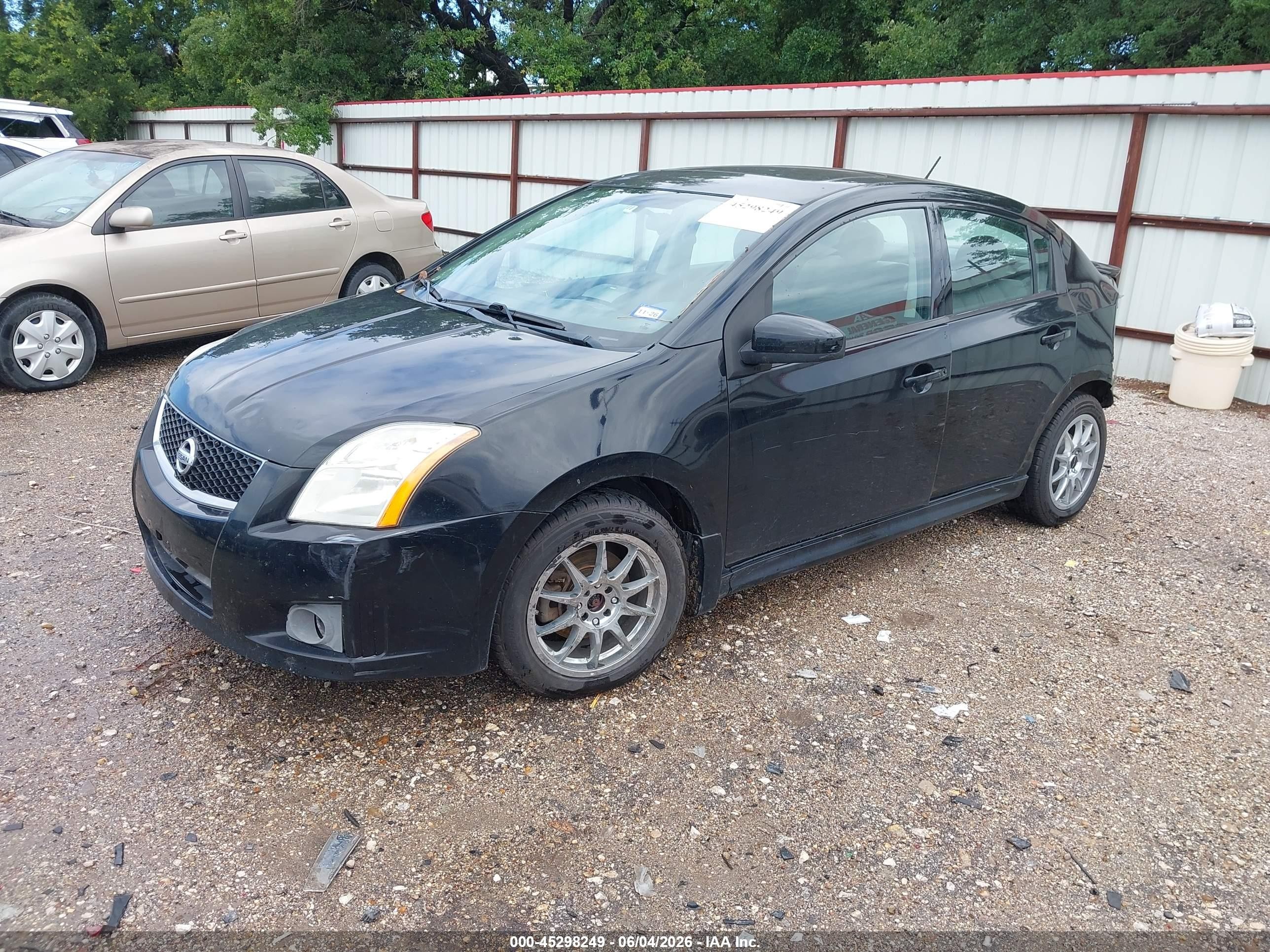 2012 Nissan Sentra 2.0 Sr Black vin: 3N1AB6AP2CL709312
