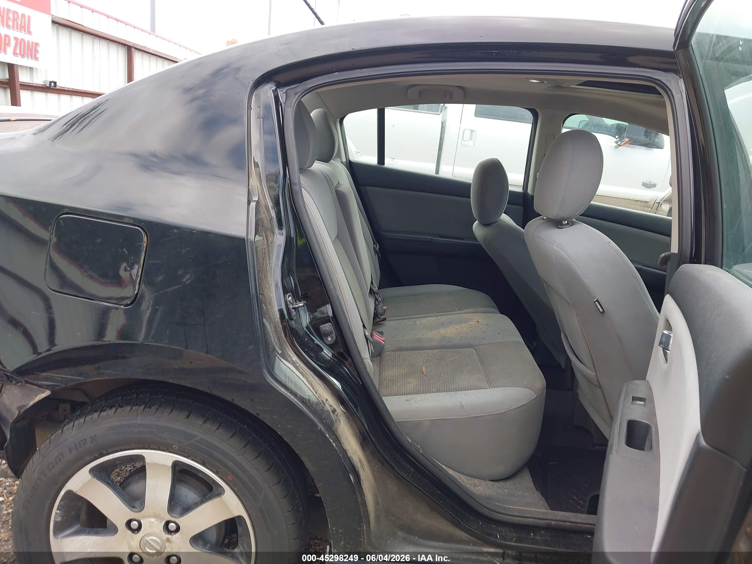 2012 Nissan Sentra 2.0 Sr Black vin: 3N1AB6AP2CL709312