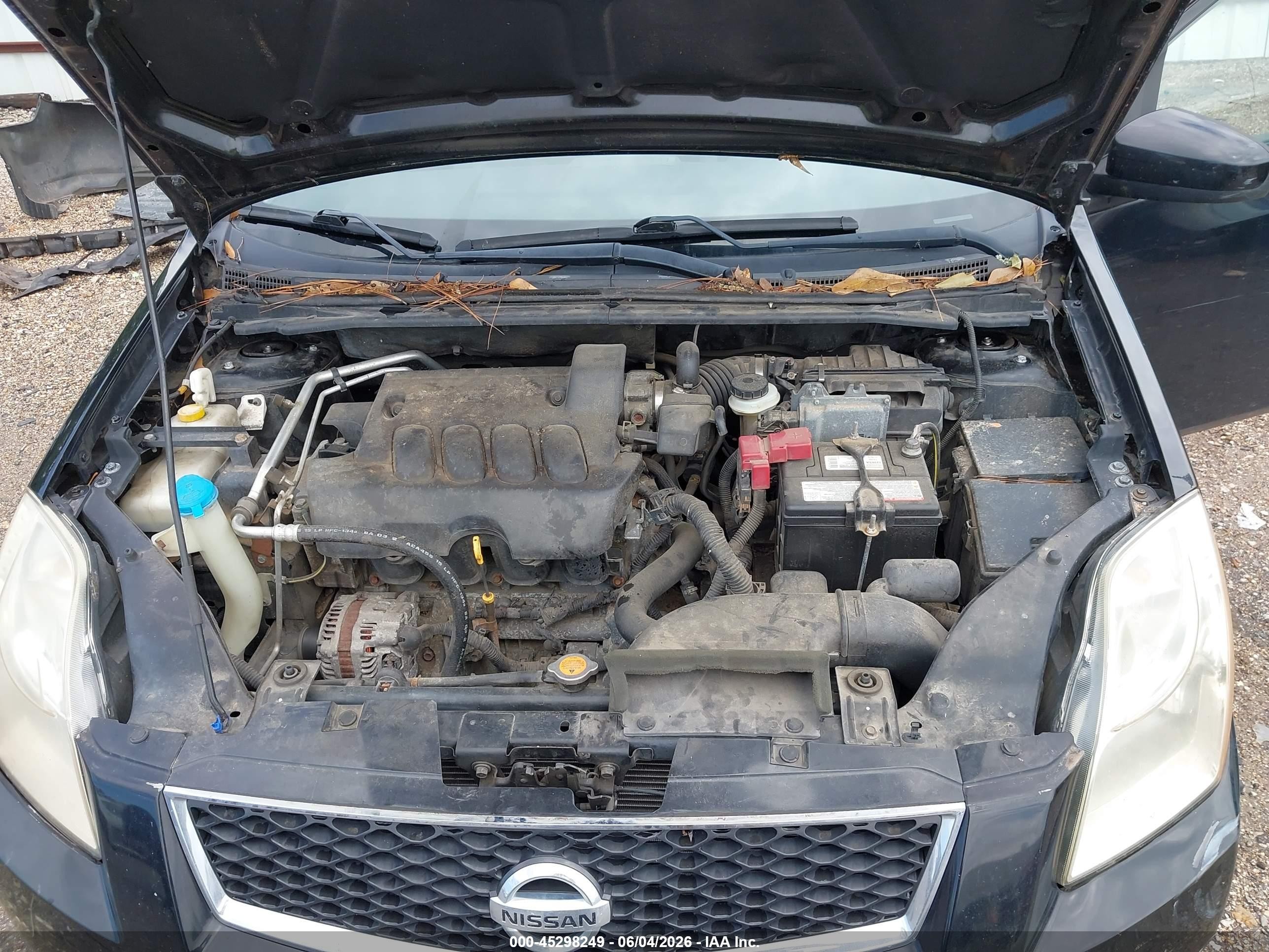2012 Nissan Sentra 2.0 Sr Black vin: 3N1AB6AP2CL709312