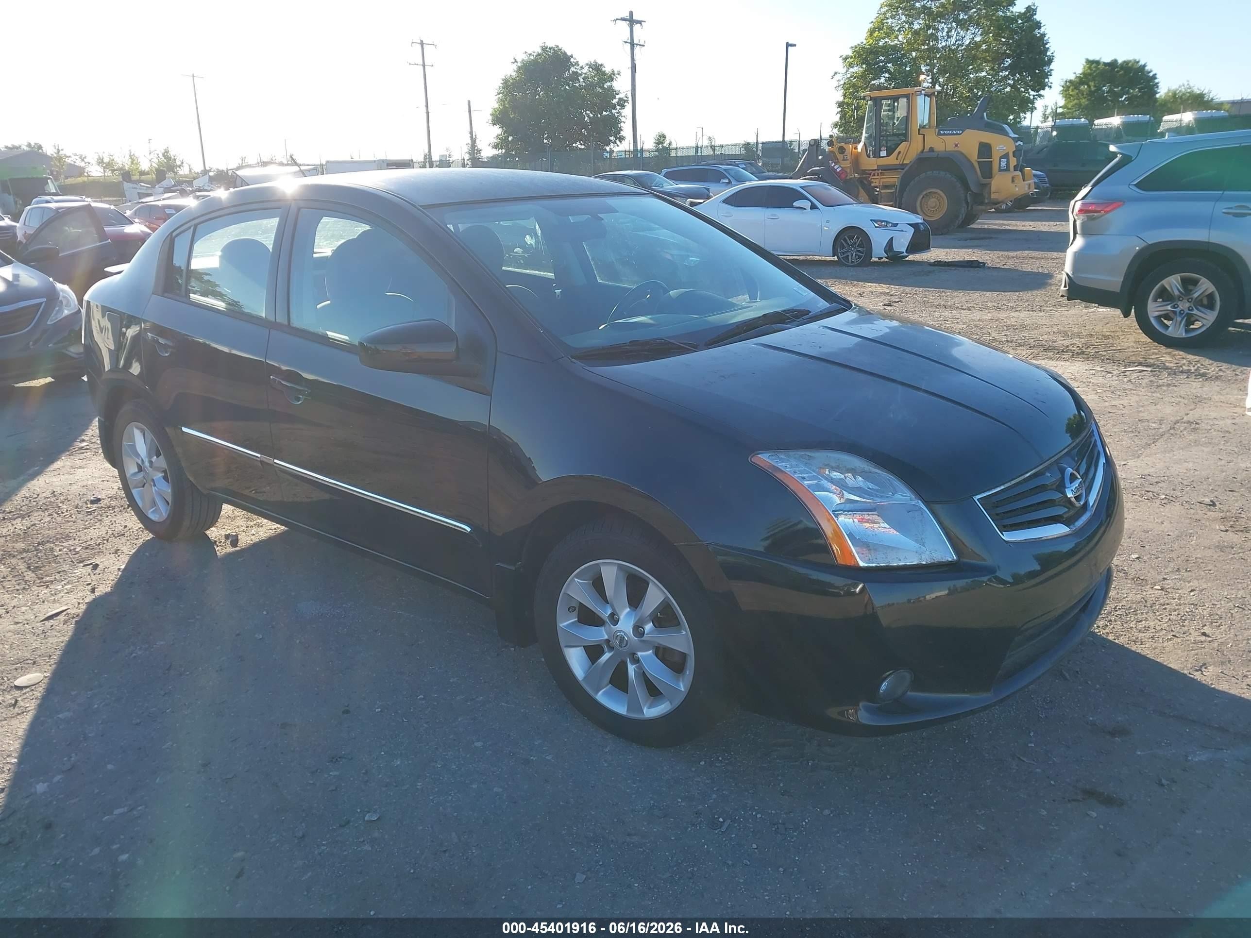 2012 Nissan Sentra 2.0 Sl Черный vin: 3N1AB6AP2CL720097