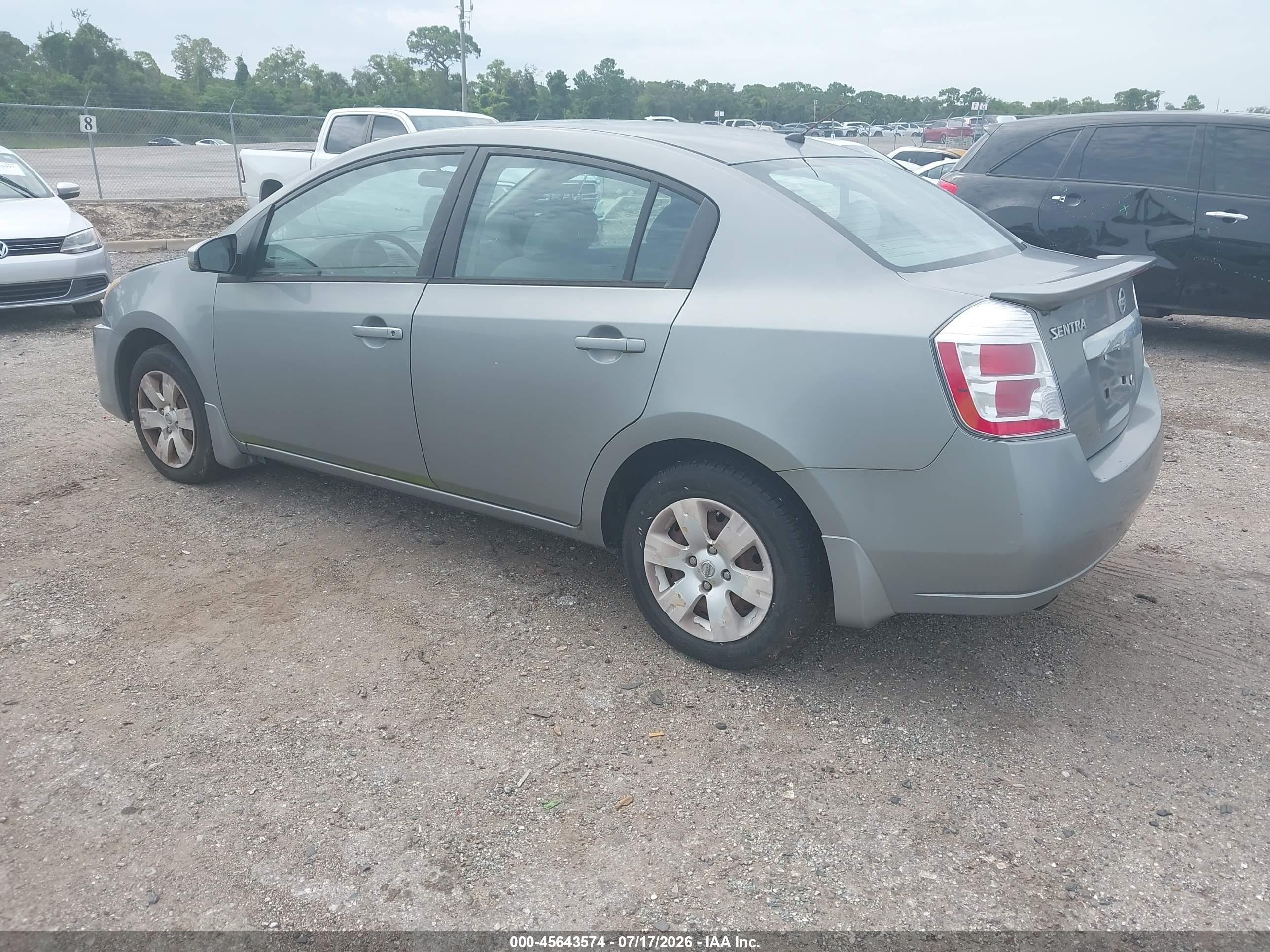 2012 Nissan Sentra 2.0 Gray vin: 3N1AB6AP2CL729222