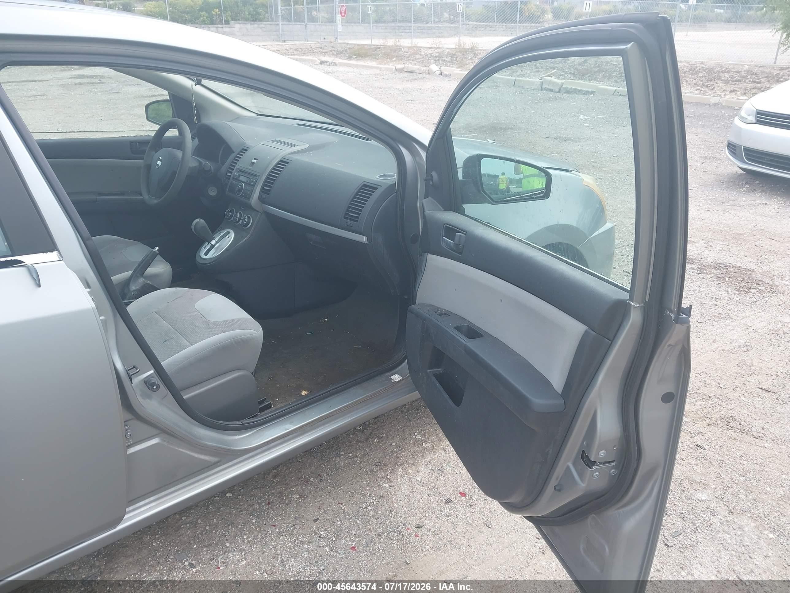 2012 Nissan Sentra 2.0 Gray vin: 3N1AB6AP2CL729222