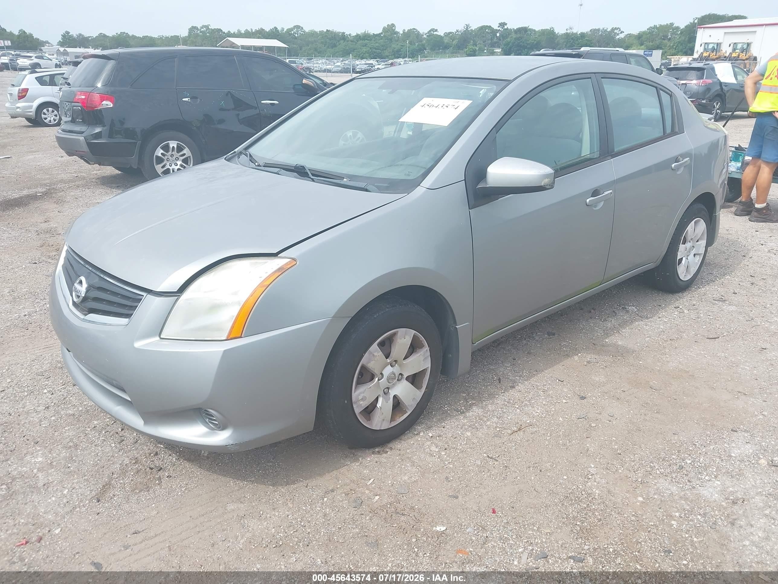 2012 Nissan Sentra 2.0 Gray vin: 3N1AB6AP2CL729222