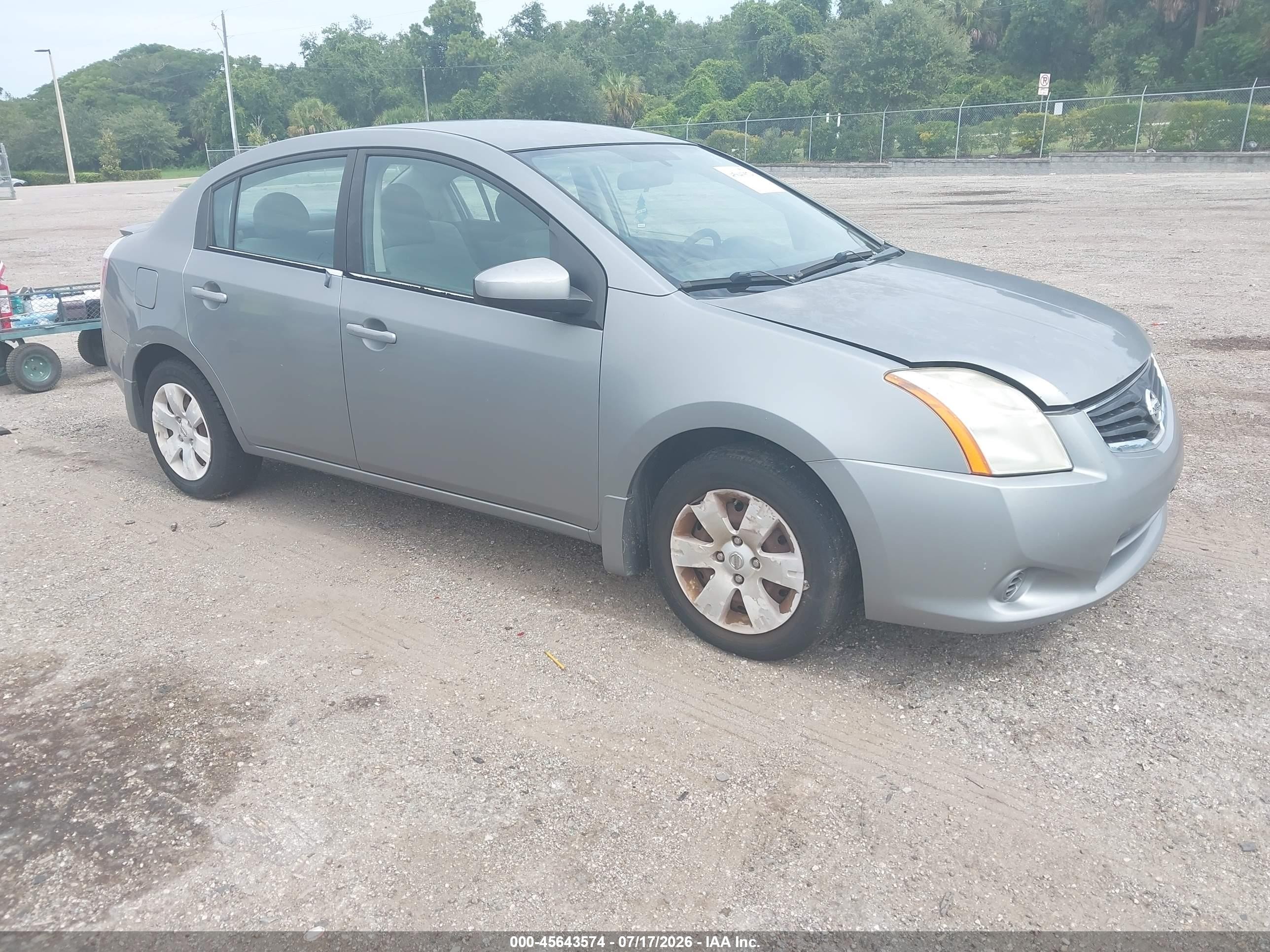 2012 Nissan Sentra 2.0 Gray vin: 3N1AB6AP2CL729222