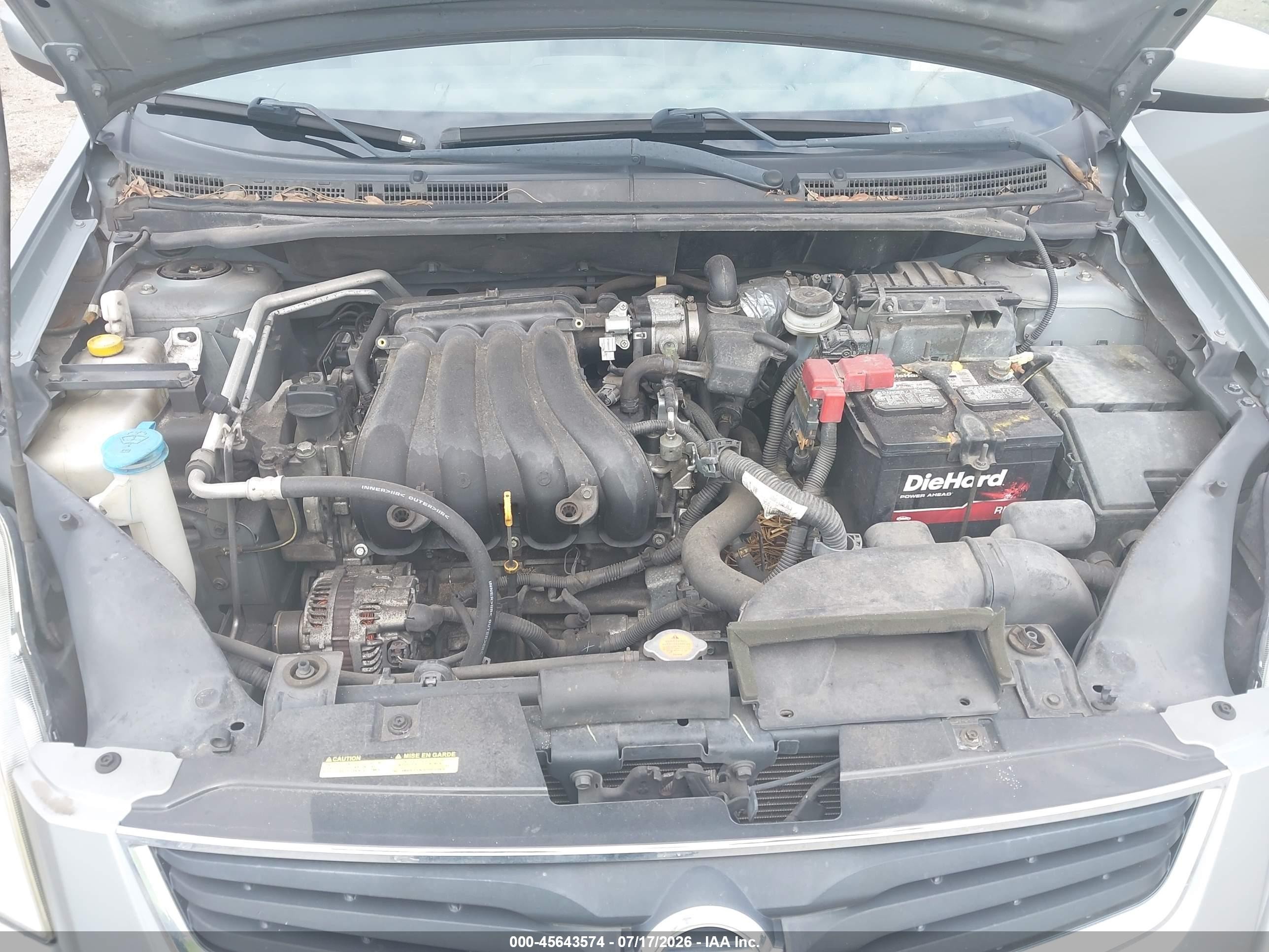 2012 Nissan Sentra 2.0 Gray vin: 3N1AB6AP2CL729222