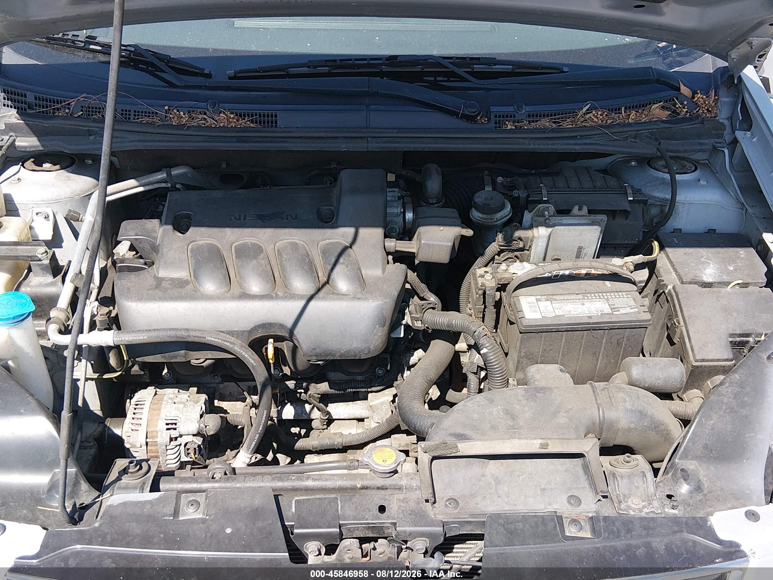 2012 Nissan Sentra 2.0 S Silver vin: 3N1AB6AP2CL729785