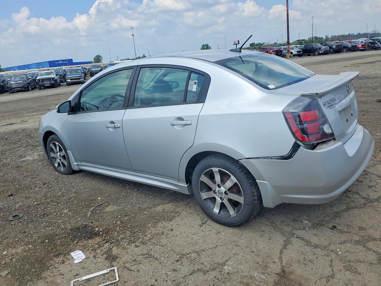 2012 Nissan Sentra 2.0 Silver vin: 3N1AB6AP2CL746232