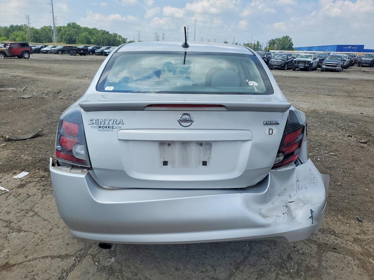 2012 Nissan Sentra 2.0 Silver vin: 3N1AB6AP2CL746232