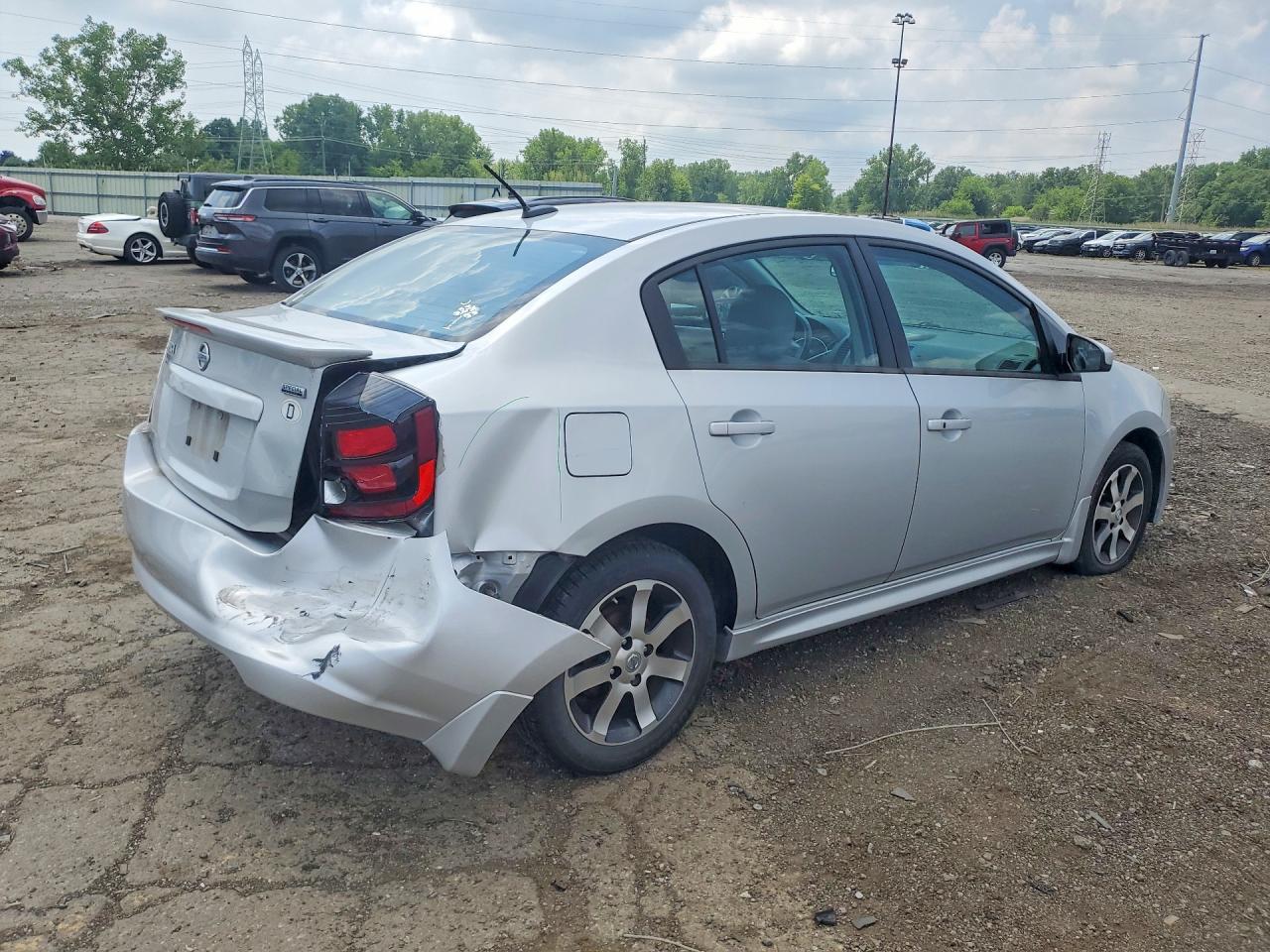 2012 Nissan Sentra 2.0 Silver vin: 3N1AB6AP2CL746232