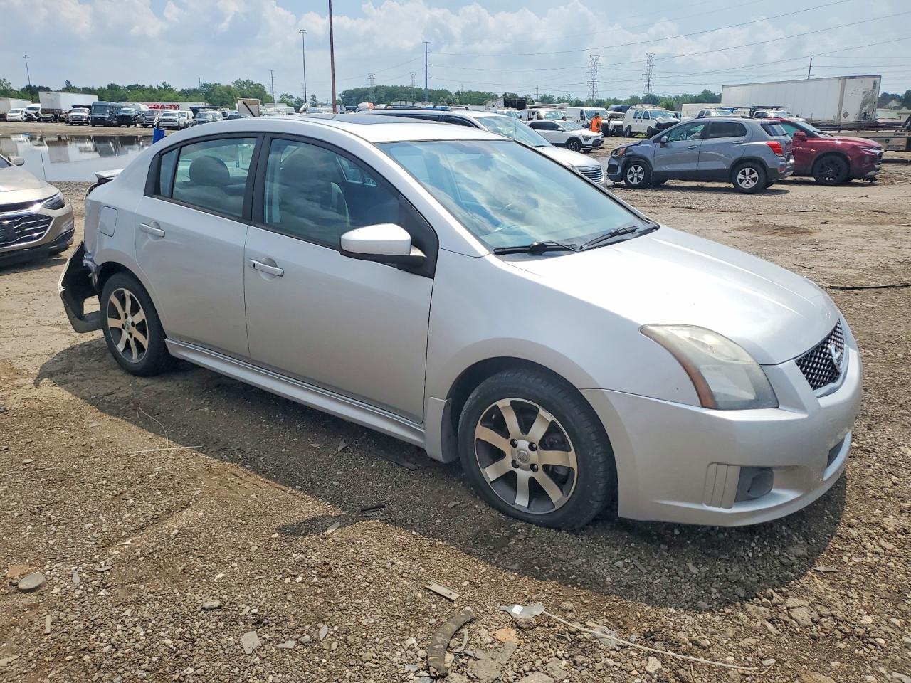 2012 Nissan Sentra 2.0 Silver vin: 3N1AB6AP2CL746232