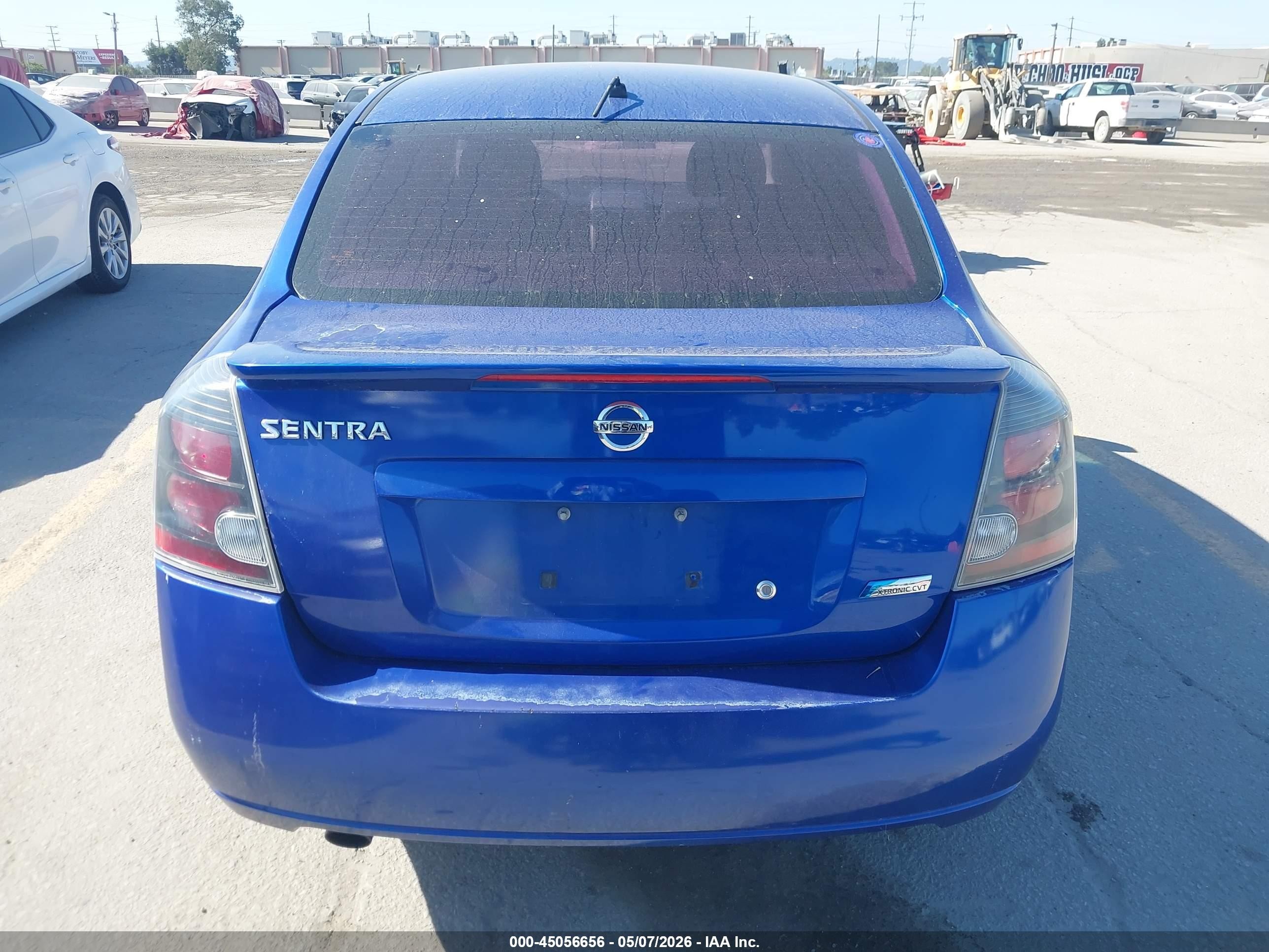 2012 Nissan Sentra 2.0 Sr Blue vin: 3N1AB6AP2CL761278
