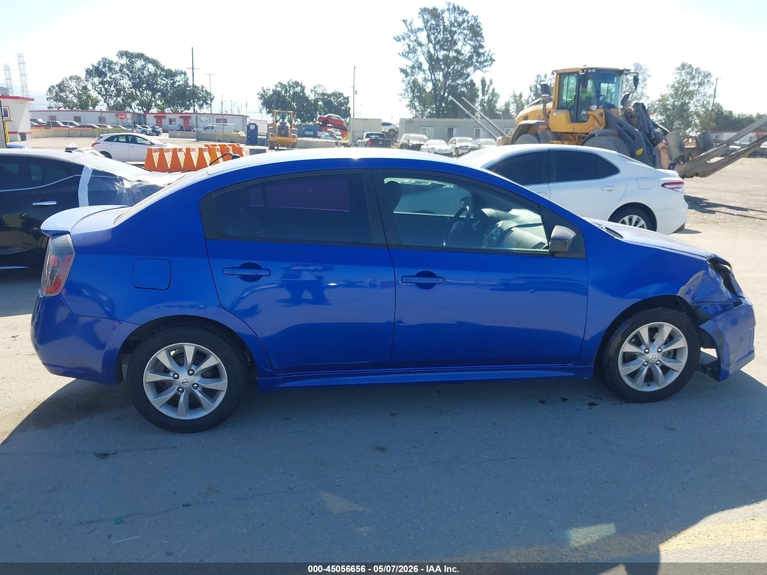 2012 Nissan Sentra 2.0 Sr Blue vin: 3N1AB6AP2CL761278