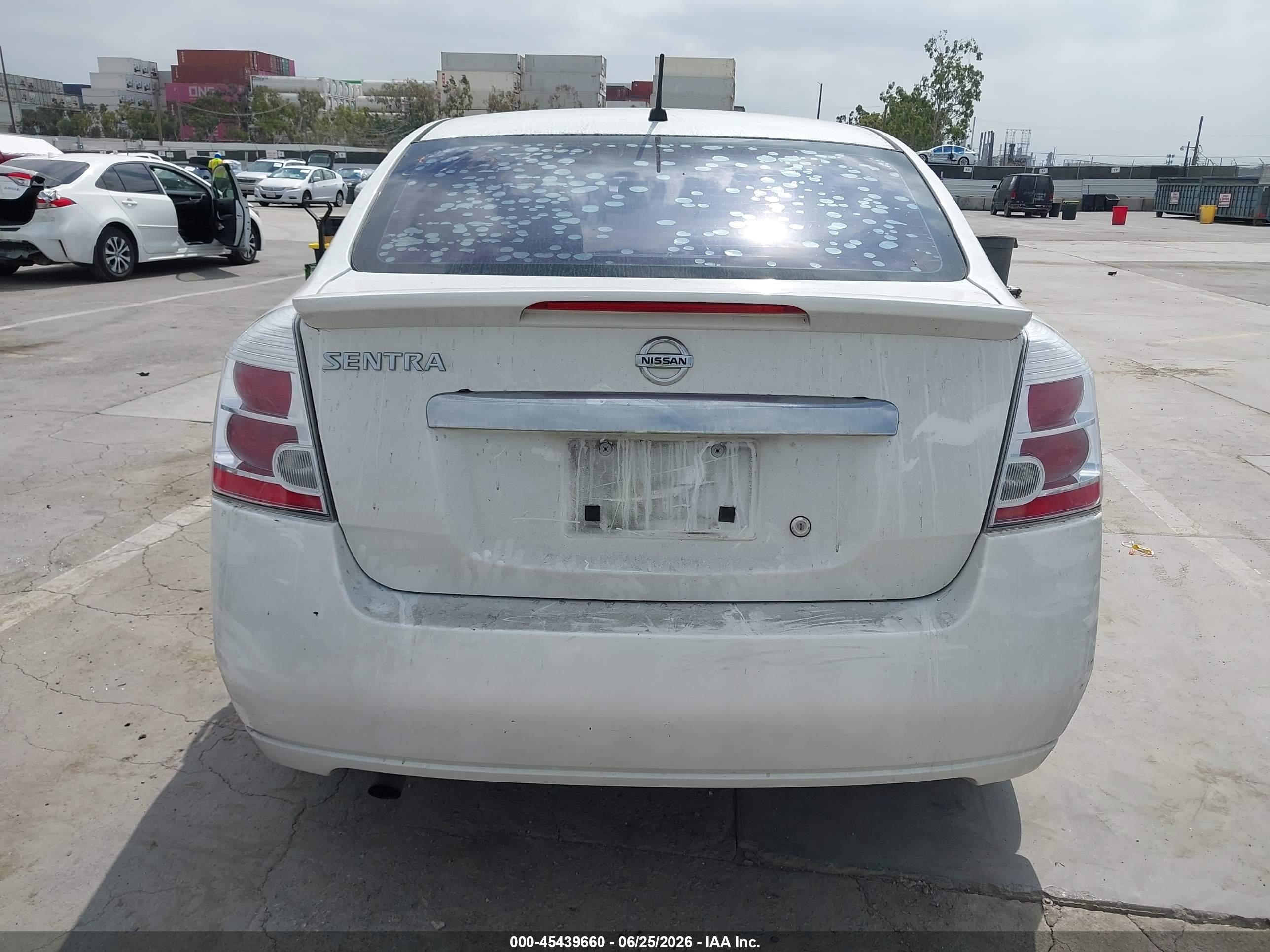 2012 Nissan Sentra 2.0 White vin: 3N1AB6AP2CL773558