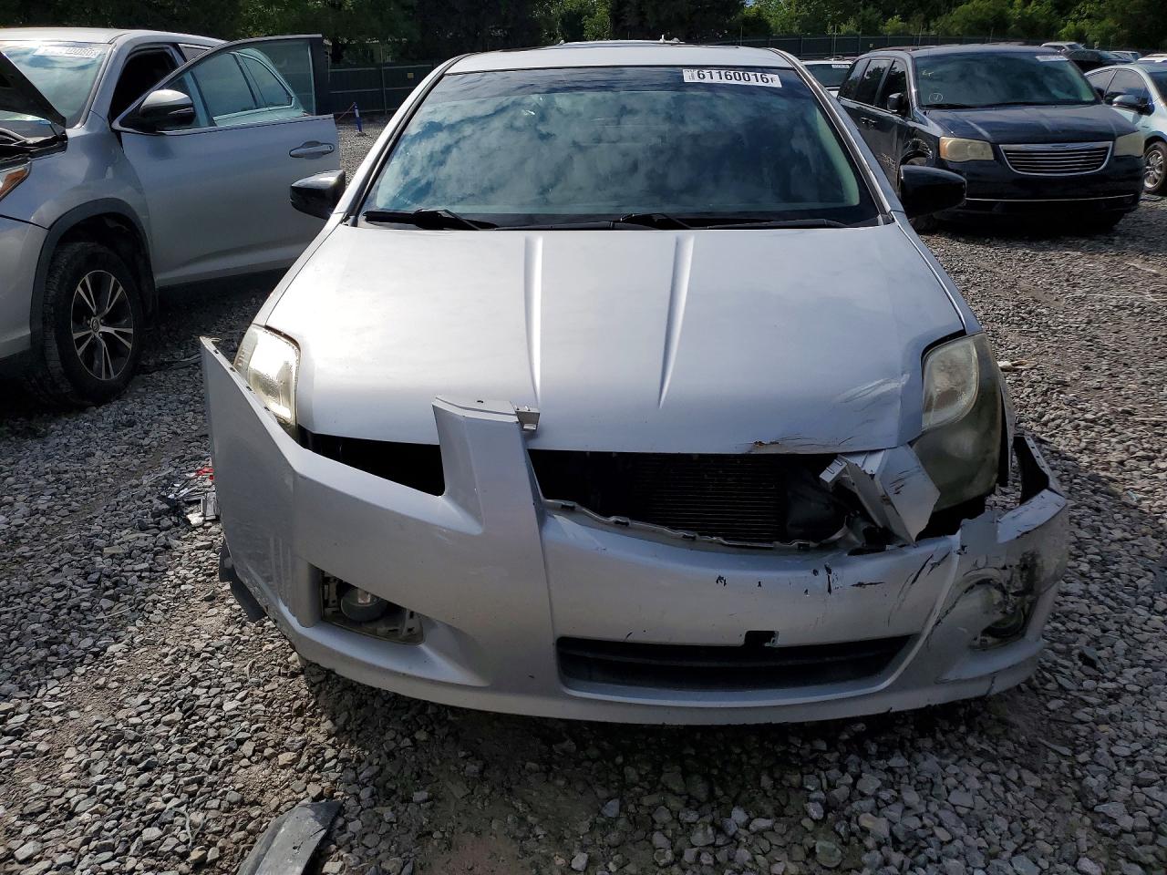 2012 Nissan Sentra Silver vin: 3N1AB6AP2CL780848
