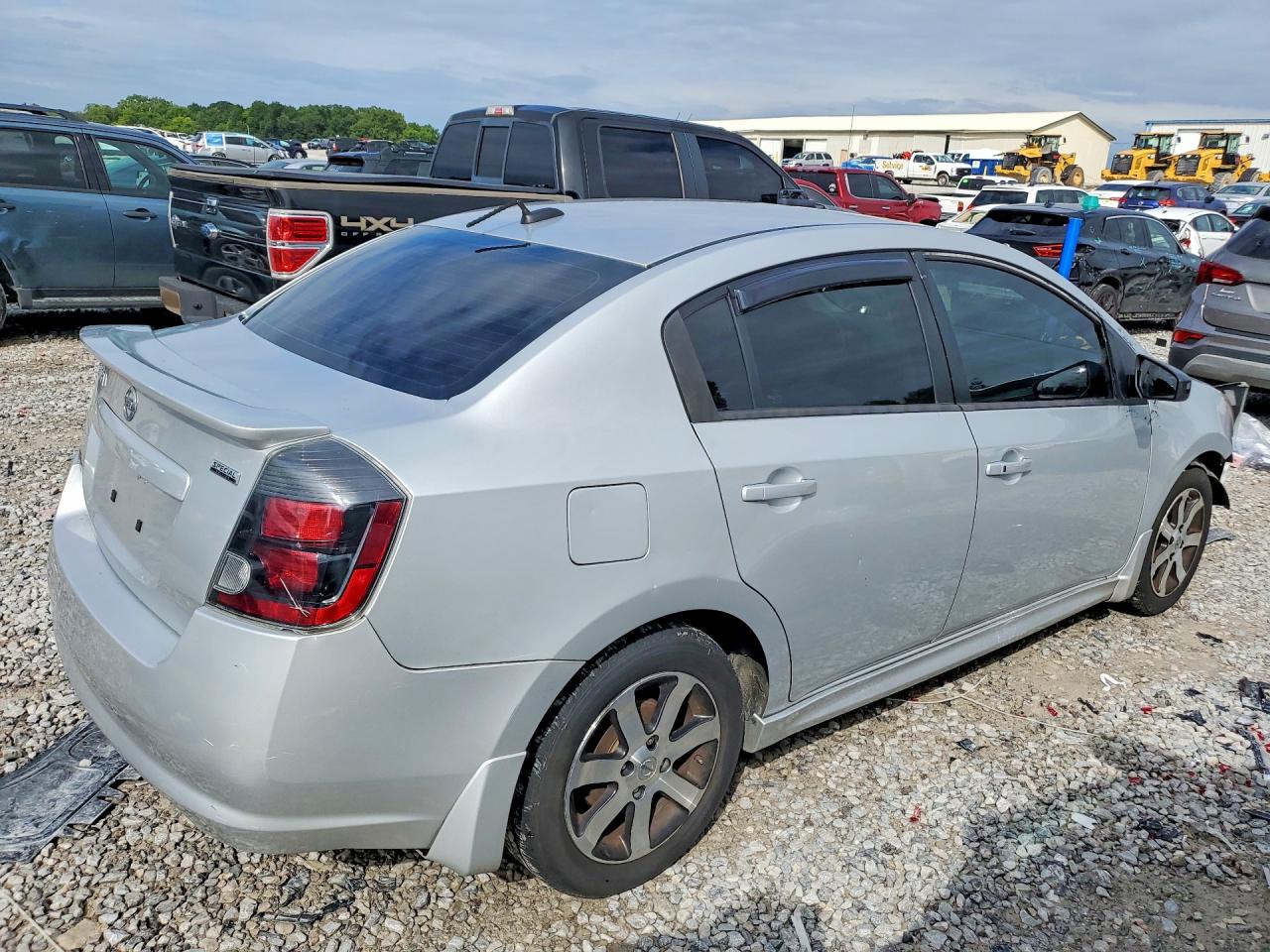 2012 Nissan Sentra Silver vin: 3N1AB6AP2CL780848