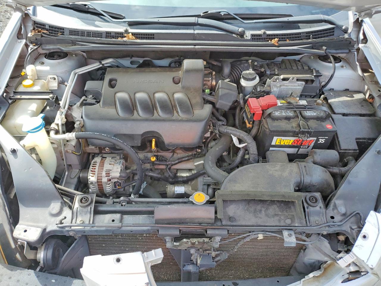 2012 Nissan Sentra Silver vin: 3N1AB6AP2CL780848