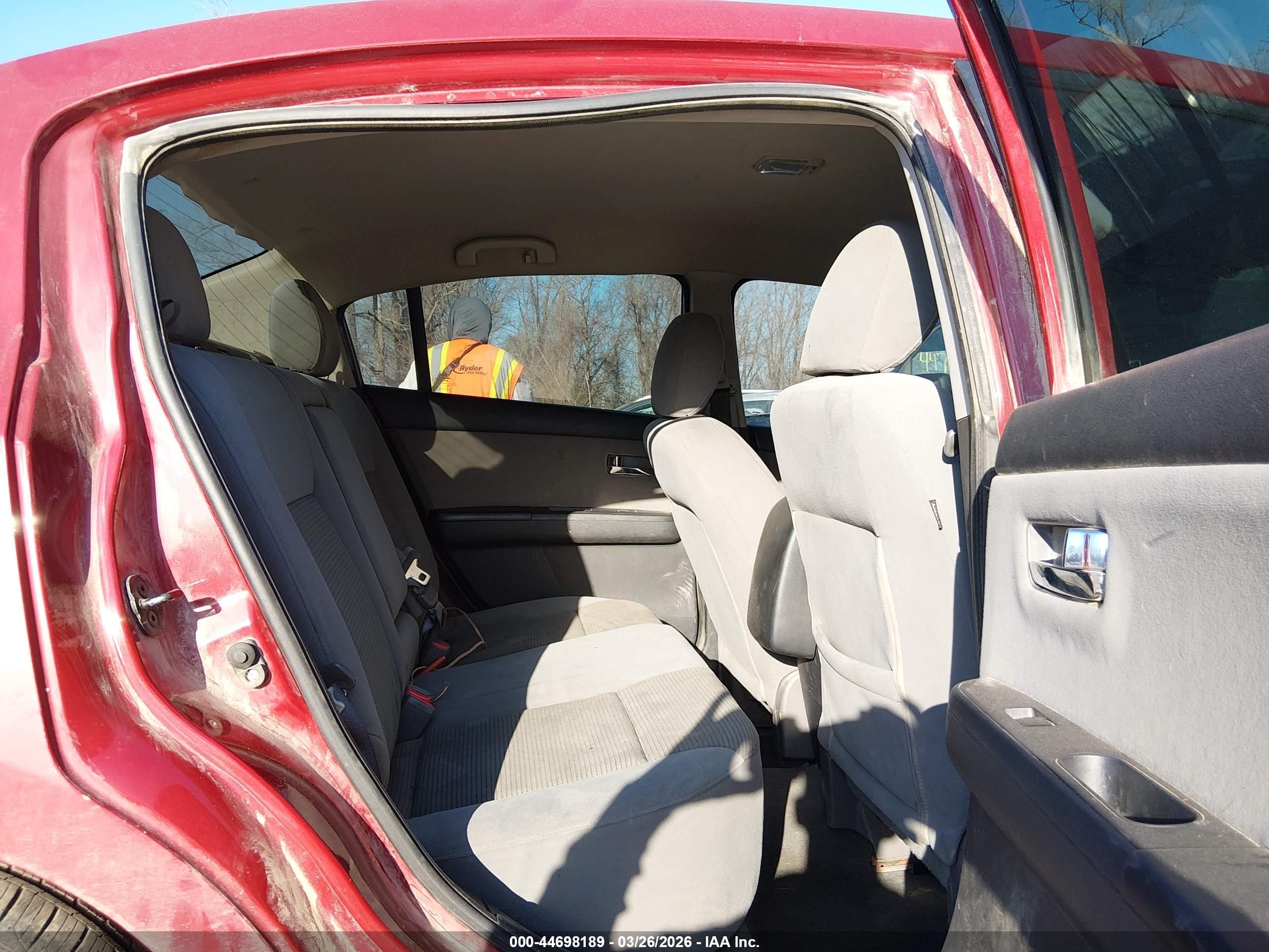 2012 Nissan Sentra 2.0 S Красный vin: 3N1AB6AP2CL785564