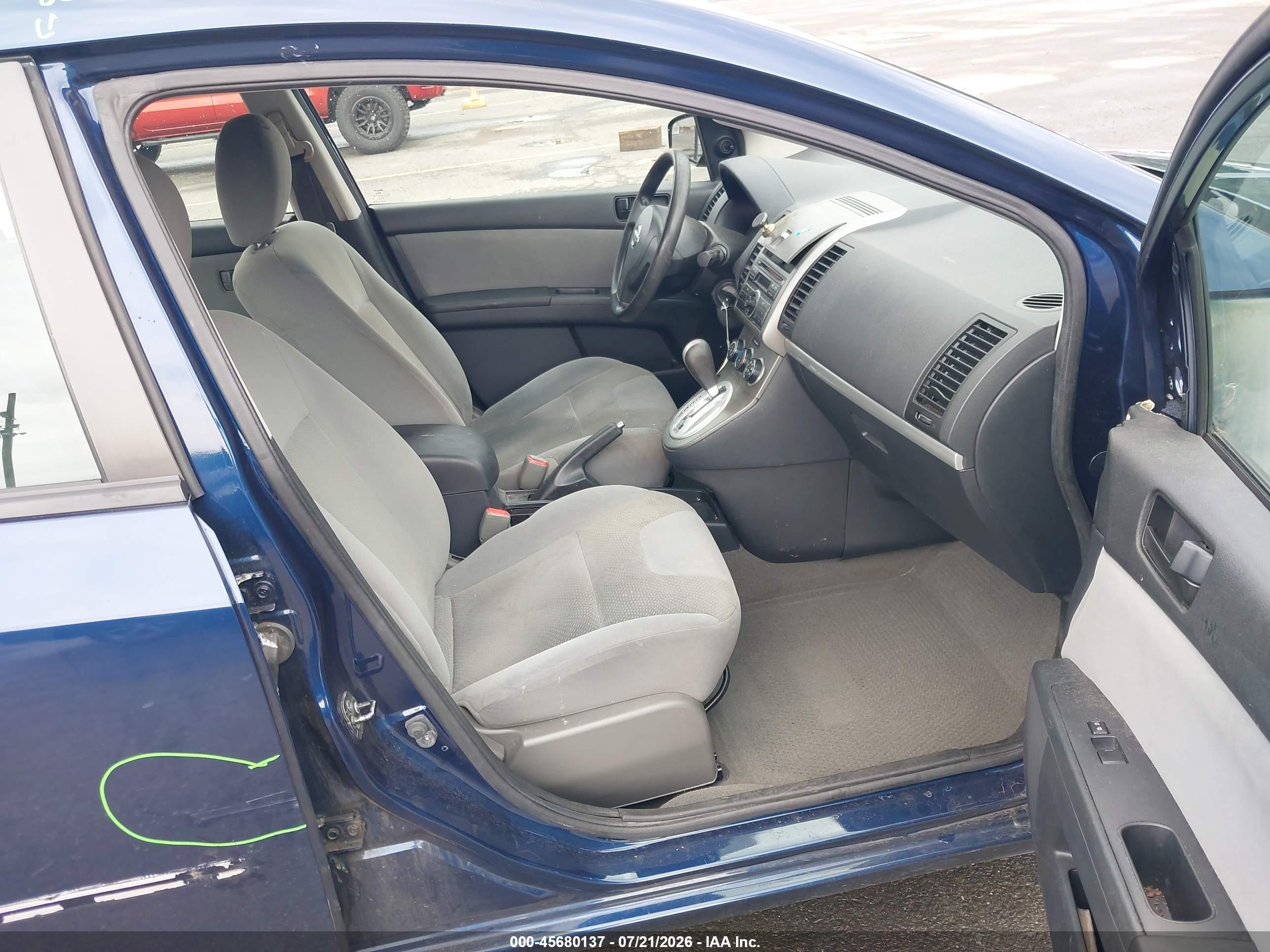 2010 Nissan Sentra 2.0 Blue vin: 3N1AB6AP3AL612598