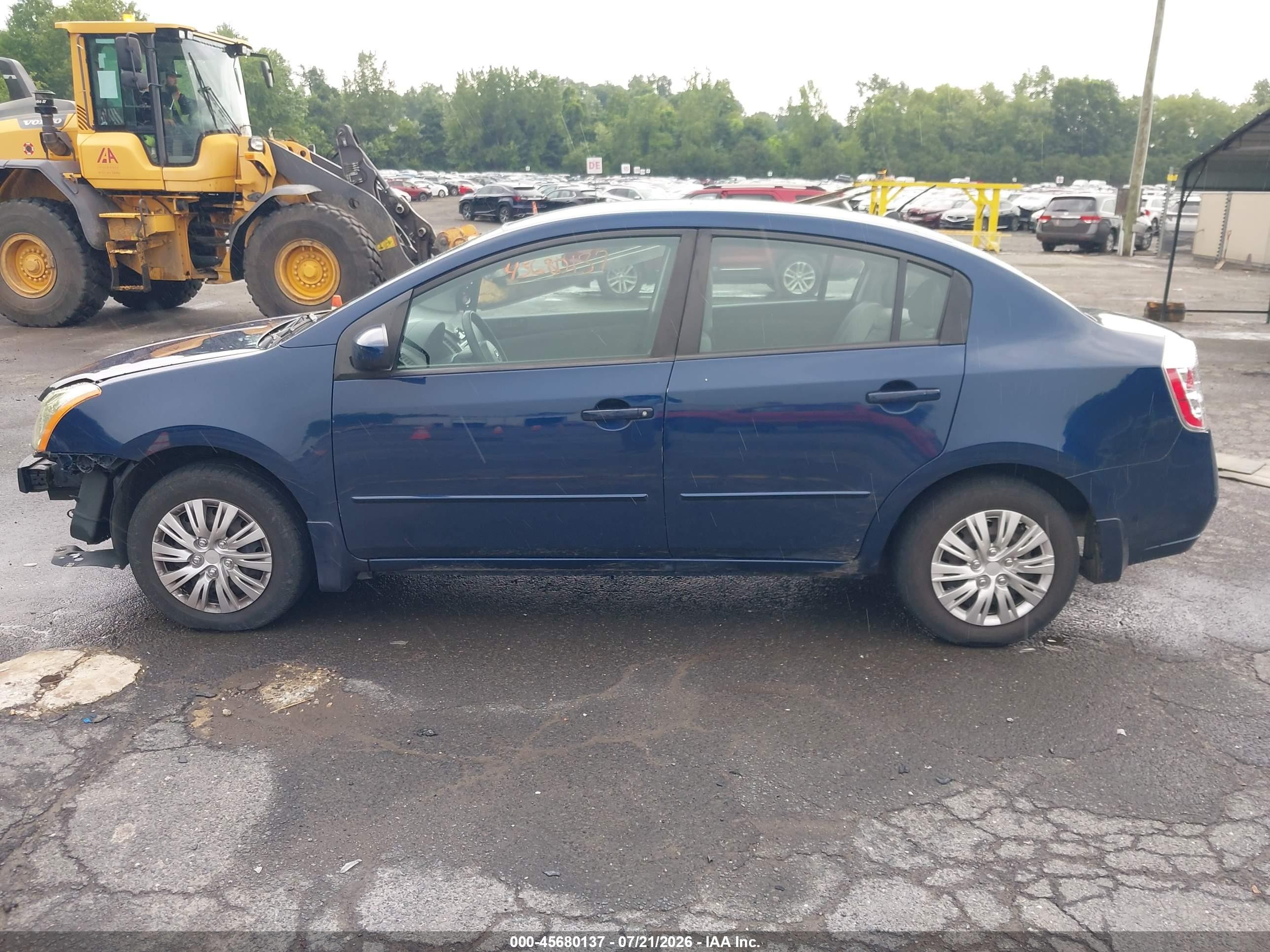 2010 Nissan Sentra 2.0 Blue vin: 3N1AB6AP3AL612598