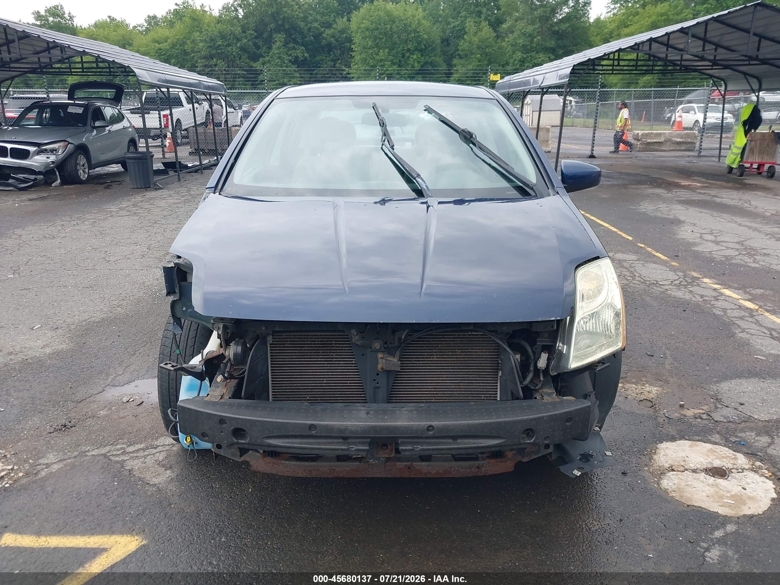 2010 Nissan Sentra 2.0 Blue vin: 3N1AB6AP3AL612598